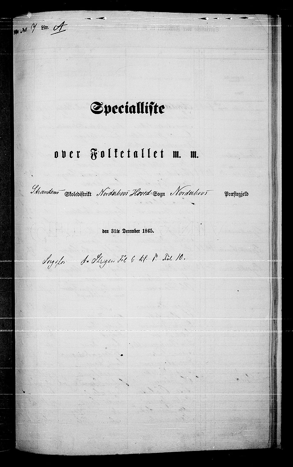 RA, Folketelling 1865 for 0613L Norderhov prestegjeld, Norderhov sokn, Haug sokn og Lunder sokn, 1865, s. 134