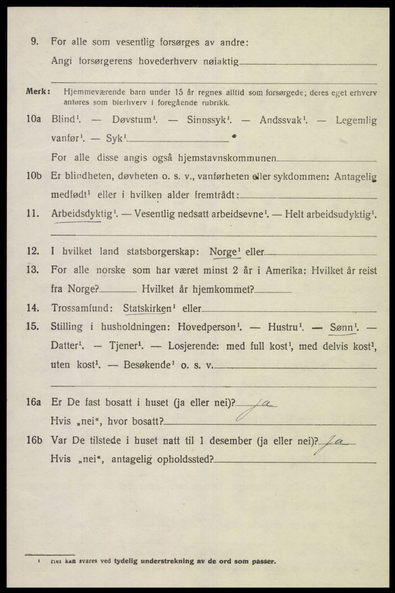 SAK, Folketelling 1920 for 1025 Grindheim herred, 1920, s. 1386