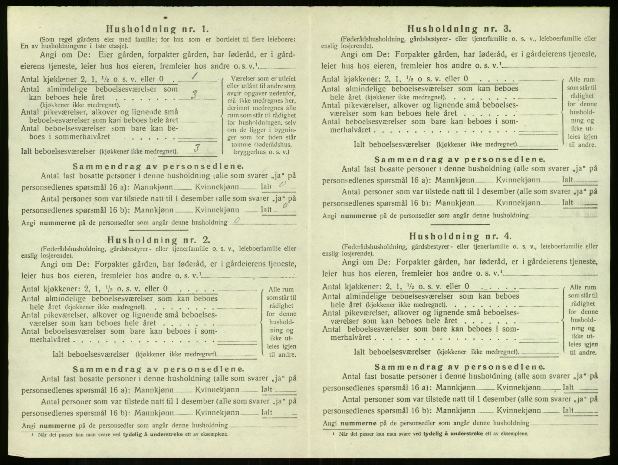 SAKO, Folketelling 1920 for 0720 Stokke herred, 1920, s. 1661
