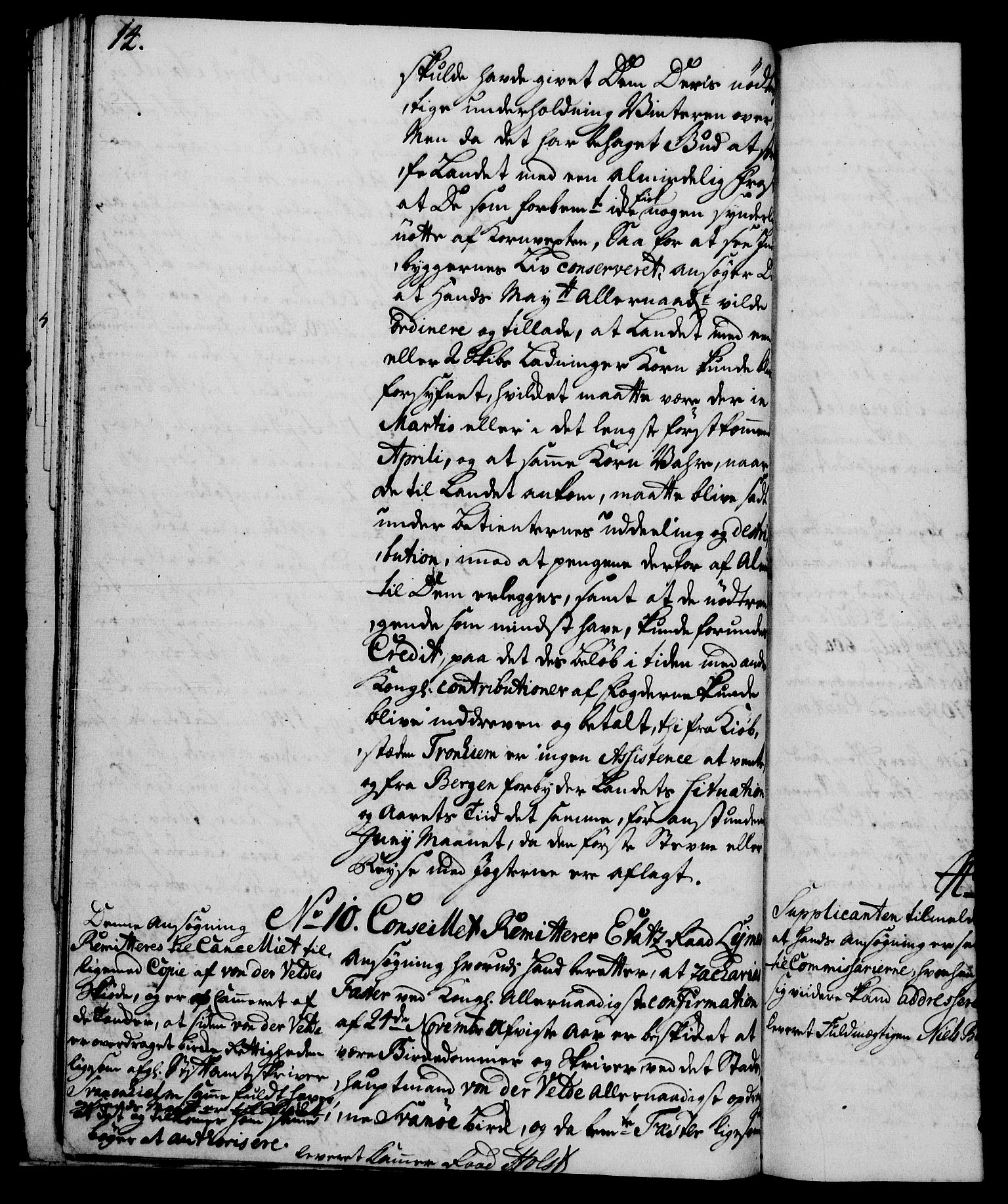 Rentekammeret, Kammerkanselliet, RA/EA-3111/G/Gh/Gha/L0024: Norsk ekstraktmemorialprotokoll (merket RK 53.69), 1742-1743, s. 14