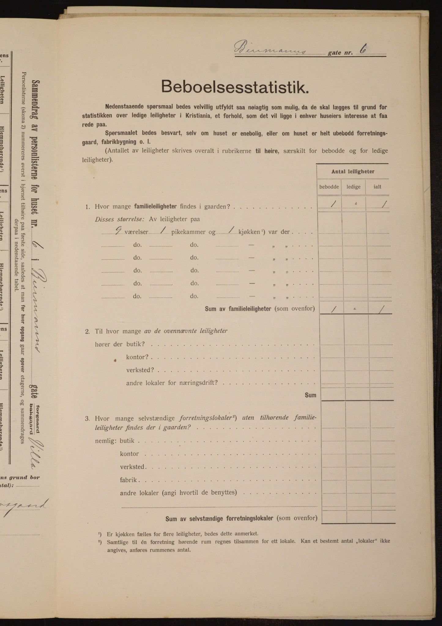 OBA, Kommunal folketelling 1.2.1912 for Kristiania, 1912, s. 4797