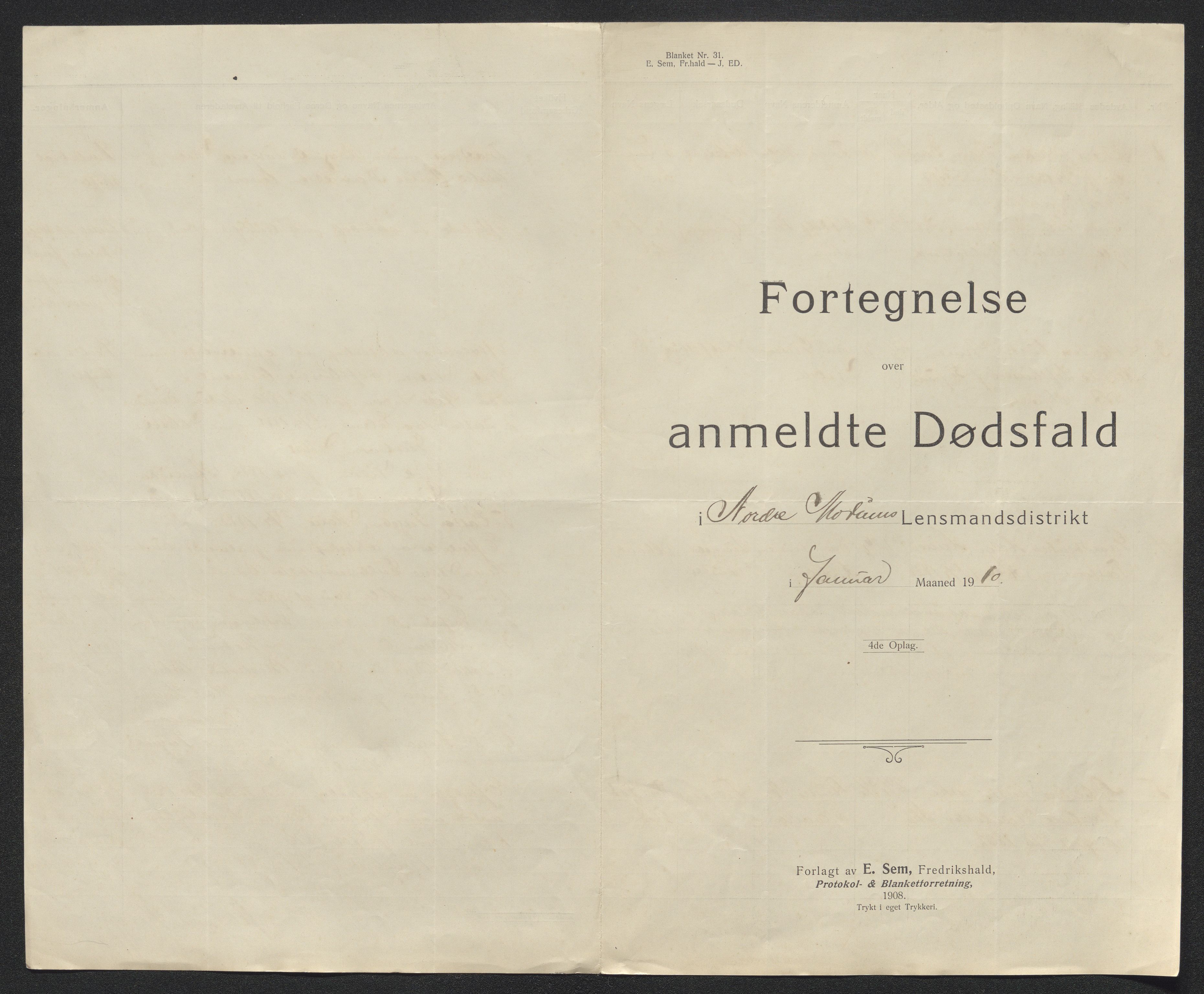 Eiker, Modum og Sigdal sorenskriveri, AV/SAKO-A-123/H/Ha/Hab/L0033: Dødsfallsmeldinger, 1909-1910, s. 467