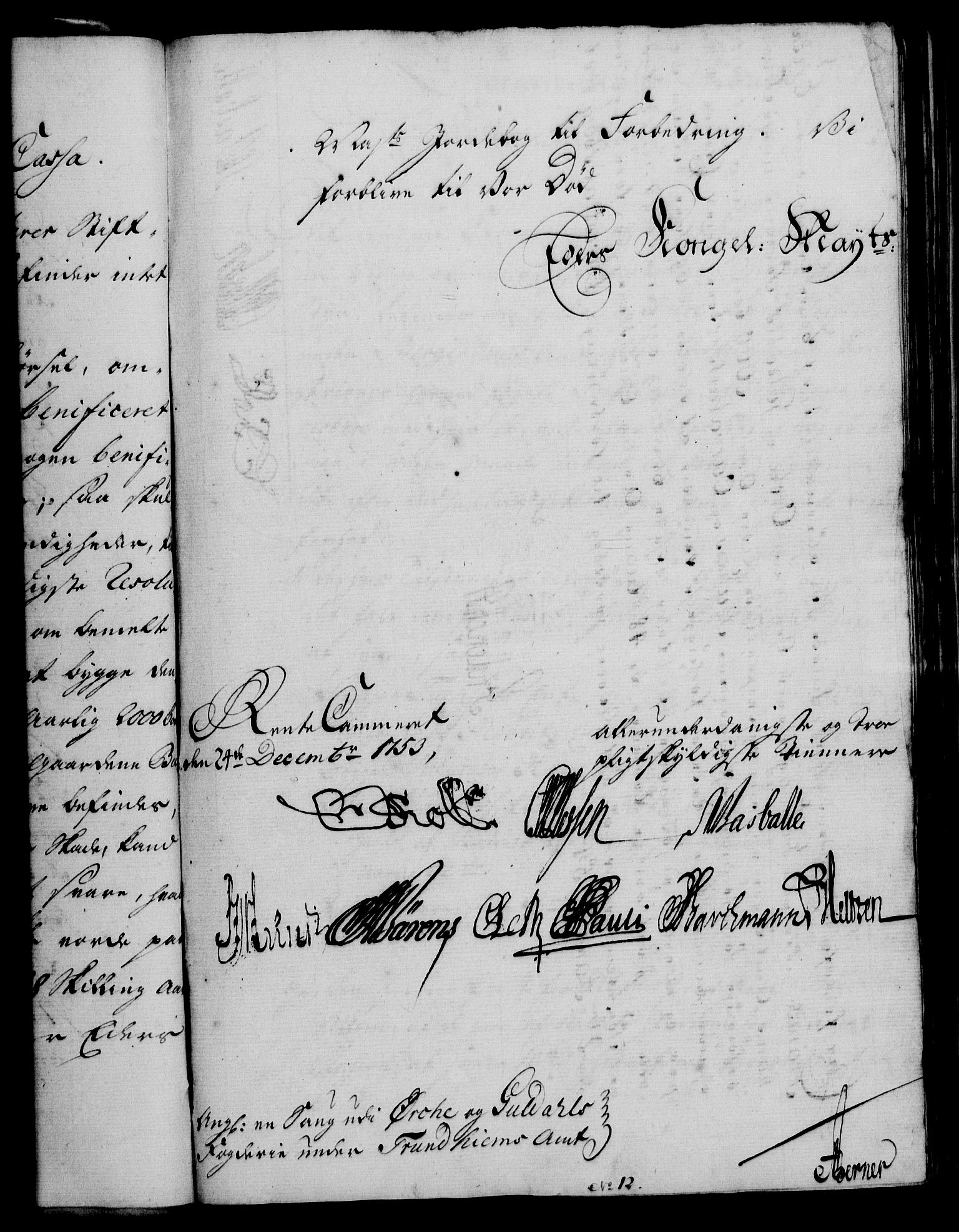 Rentekammeret, Kammerkanselliet, RA/EA-3111/G/Gf/Gfa/L0036: Norsk relasjons- og resolusjonsprotokoll (merket RK 52.36), 1754, s. 31
