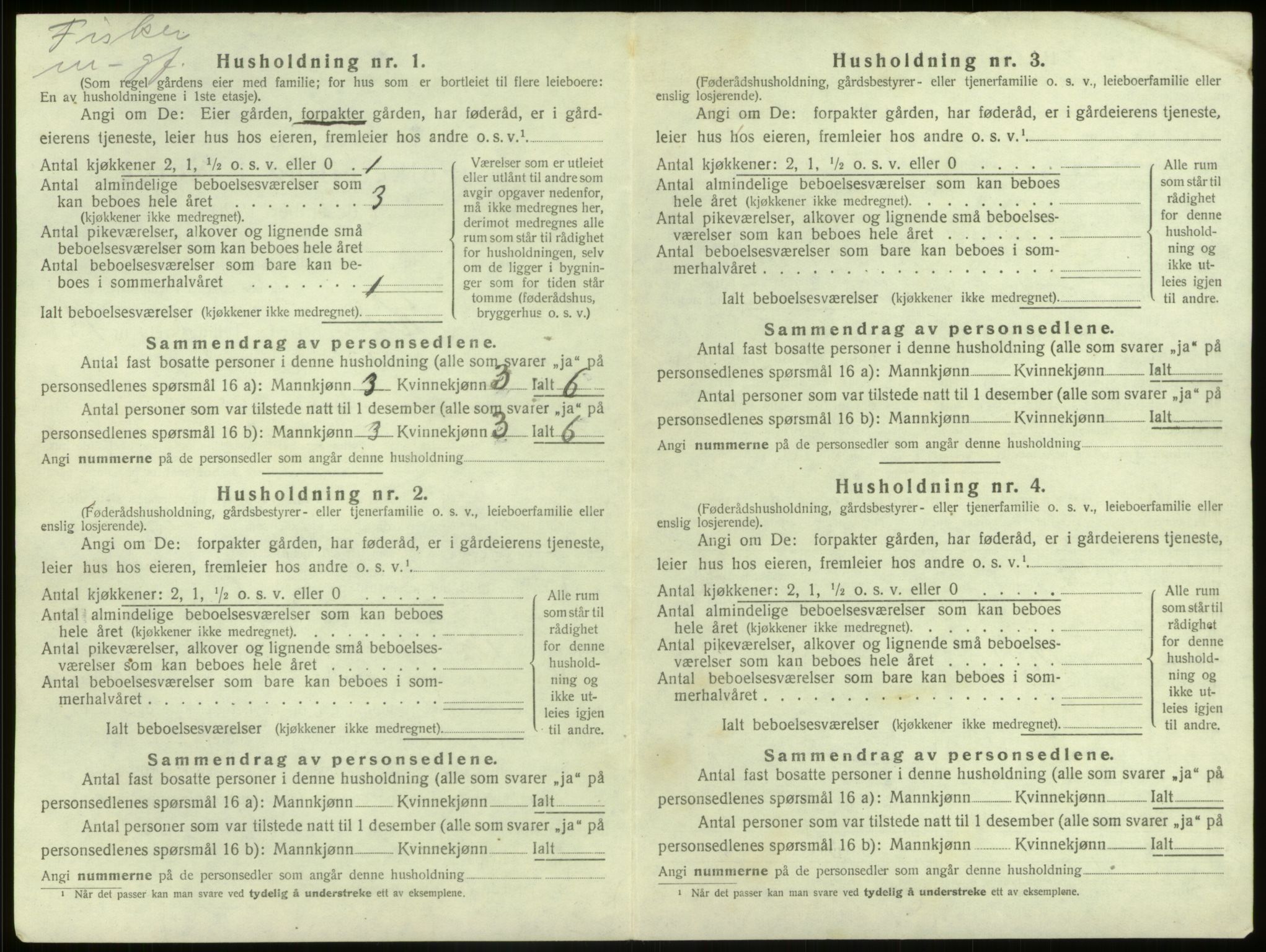 SAB, Folketelling 1920 for 1437 Kinn herred, 1920, s. 555