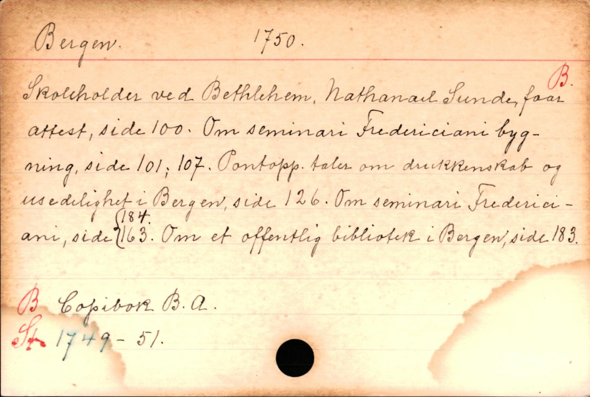 Haugen, Johannes - lærer, AV/SAB-SAB/PA-0036/01/L0001: Om klokkere og lærere, 1521-1904, s. 1108