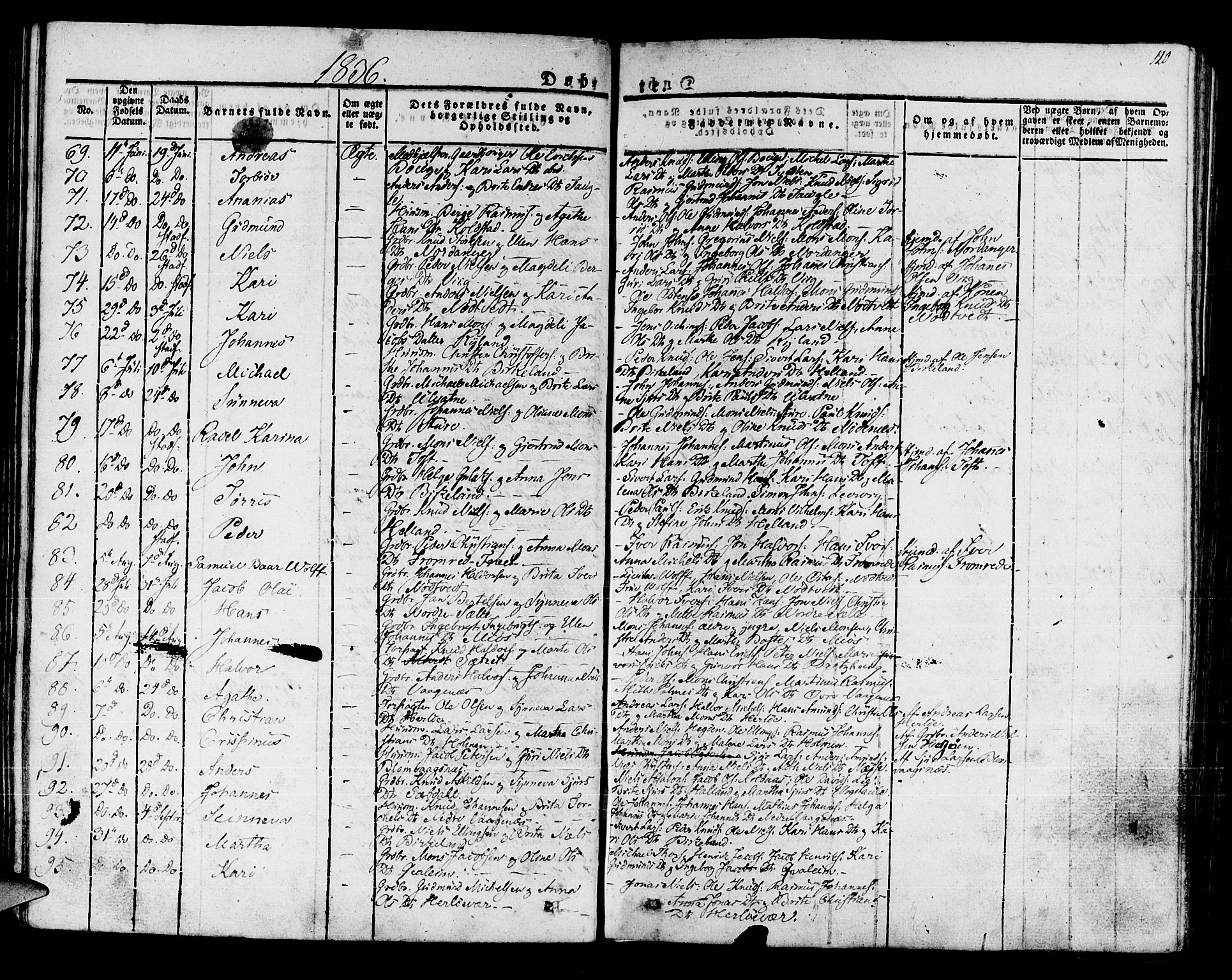 Manger sokneprestembete, AV/SAB-A-76801/H/Haa: Ministerialbok nr. A 4, 1824-1838, s. 120