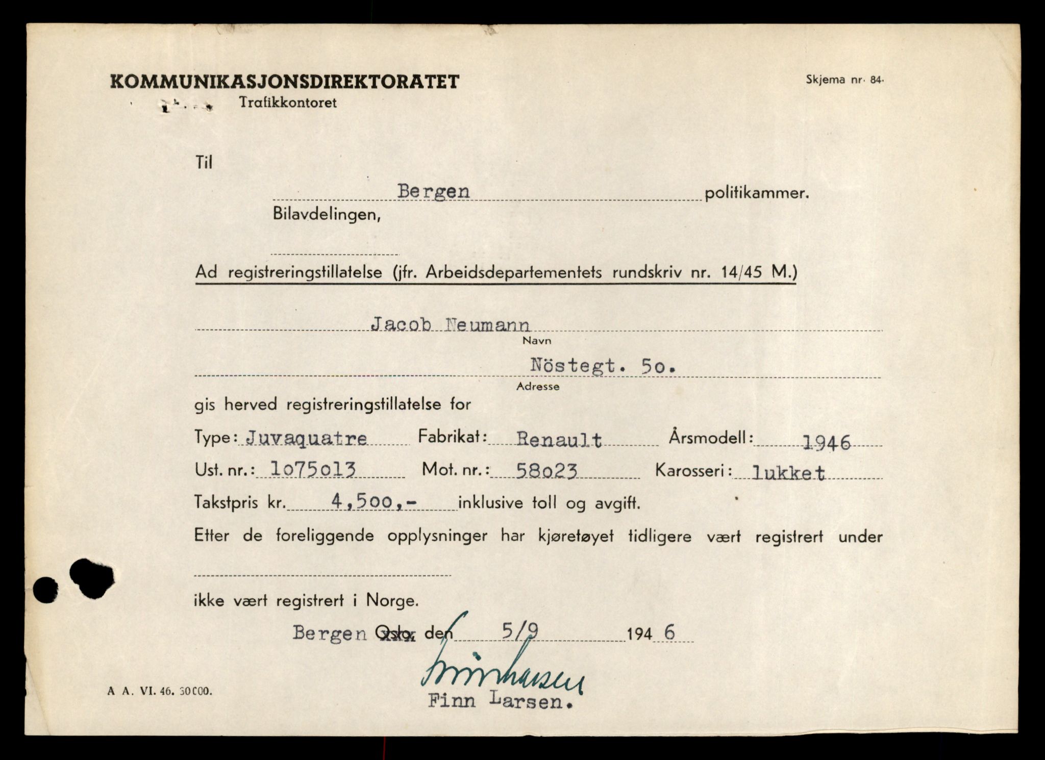 Møre og Romsdal vegkontor - Ålesund trafikkstasjon, AV/SAT-A-4099/F/Fe/L0046: Registreringskort for kjøretøy T 14445 - T 14579, 1927-1998