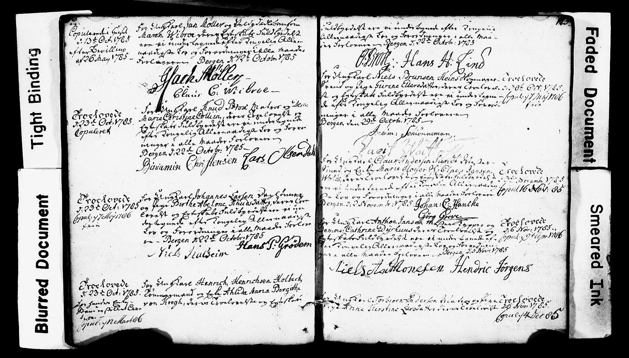 Domkirken sokneprestembete, SAB/A-74801: Forlovererklæringer nr. II.5.1, 1767-1792, s. 123