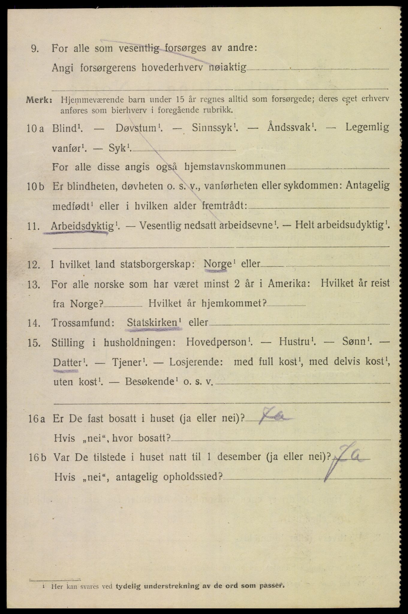 SAK, Folketelling 1920 for 1004 Flekkefjord kjøpstad, 1920, s. 5445