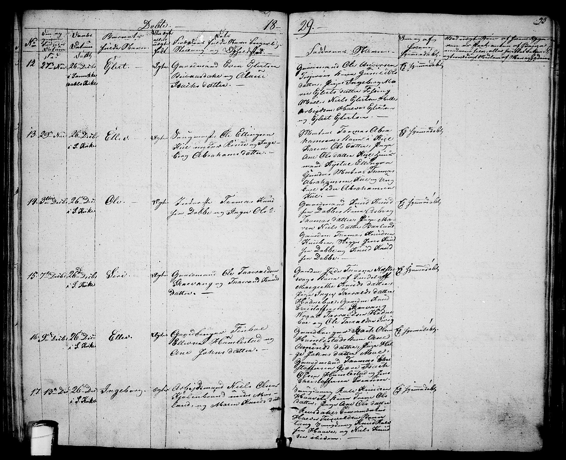 Sannidal kirkebøker, AV/SAKO-A-296/F/Fa/L0005: Ministerialbok nr. 5, 1823-1830, s. 93