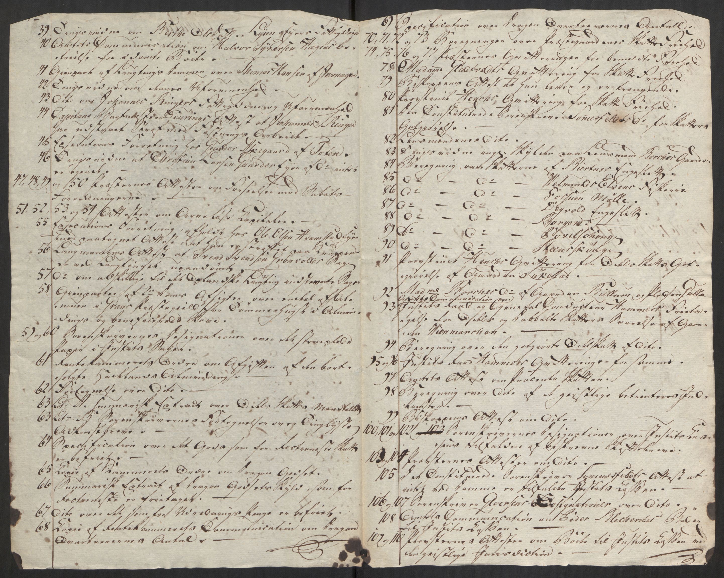 Rentekammeret inntil 1814, Reviderte regnskaper, Fogderegnskap, RA/EA-4092/R19/L1369: Fogderegnskap Toten, Hadeland og Vardal, 1782, s. 48