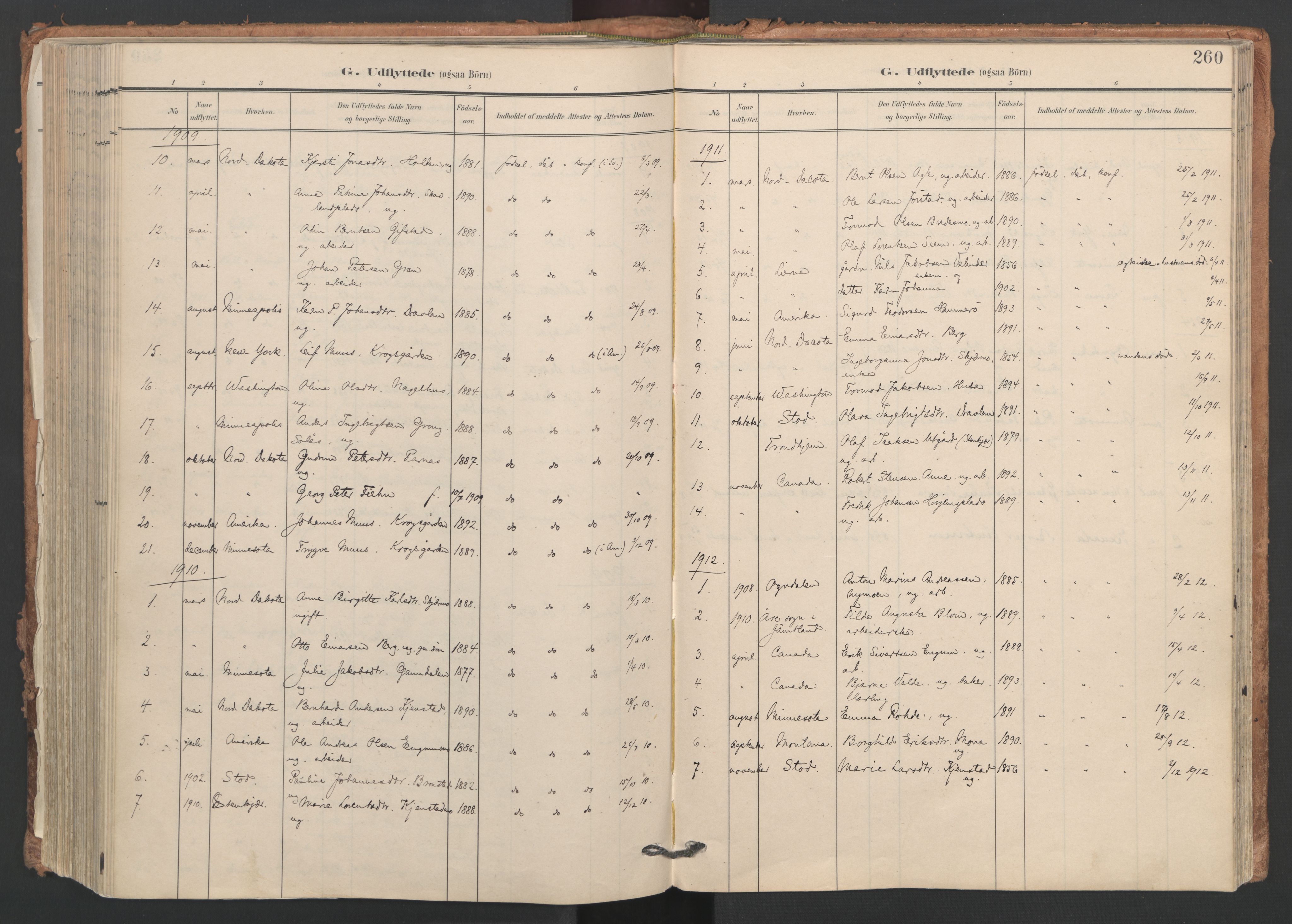 Ministerialprotokoller, klokkerbøker og fødselsregistre - Nord-Trøndelag, AV/SAT-A-1458/749/L0477: Ministerialbok nr. 749A11, 1902-1927, s. 260