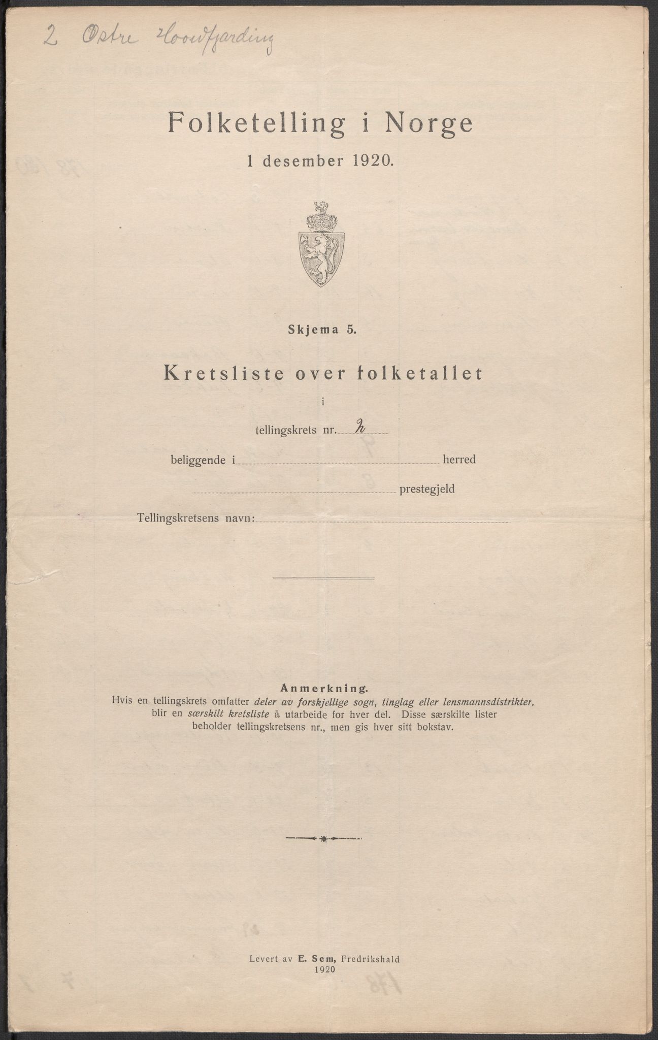 SAKO, Folketelling 1920 for 0613 Norderhov herred, 1920, s. 9