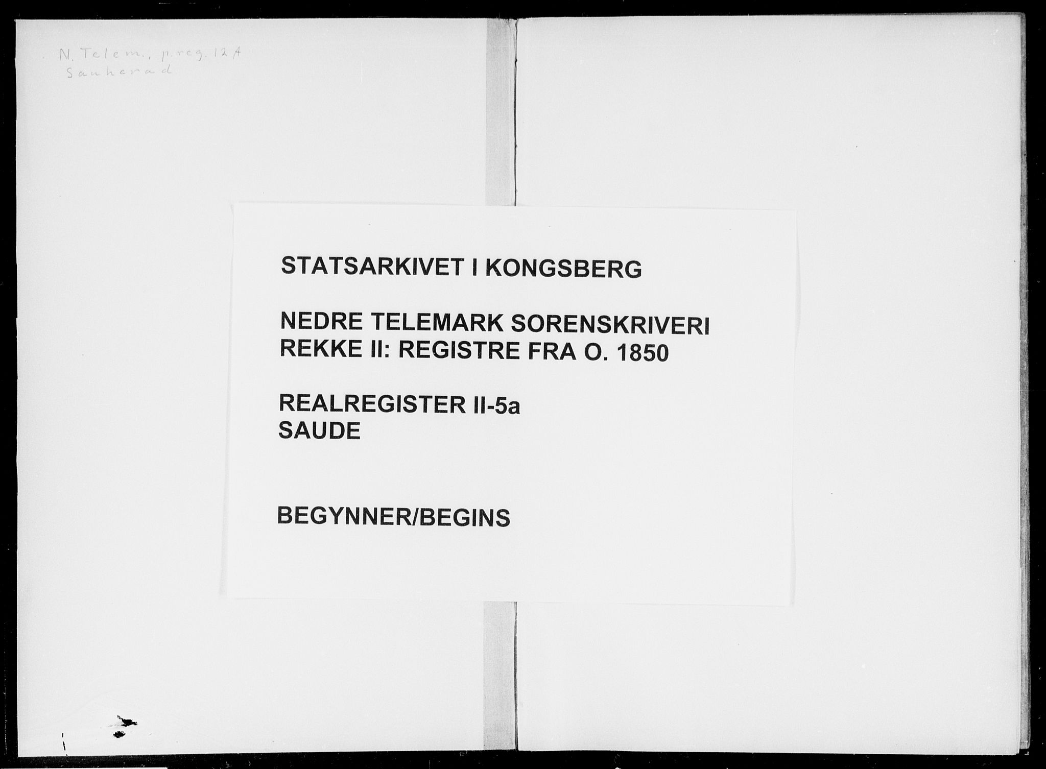 Nedre Telemark sorenskriveri, SAKO/A-135/G/Gb/Gbb/L0005a: Panteregister nr. II 5a