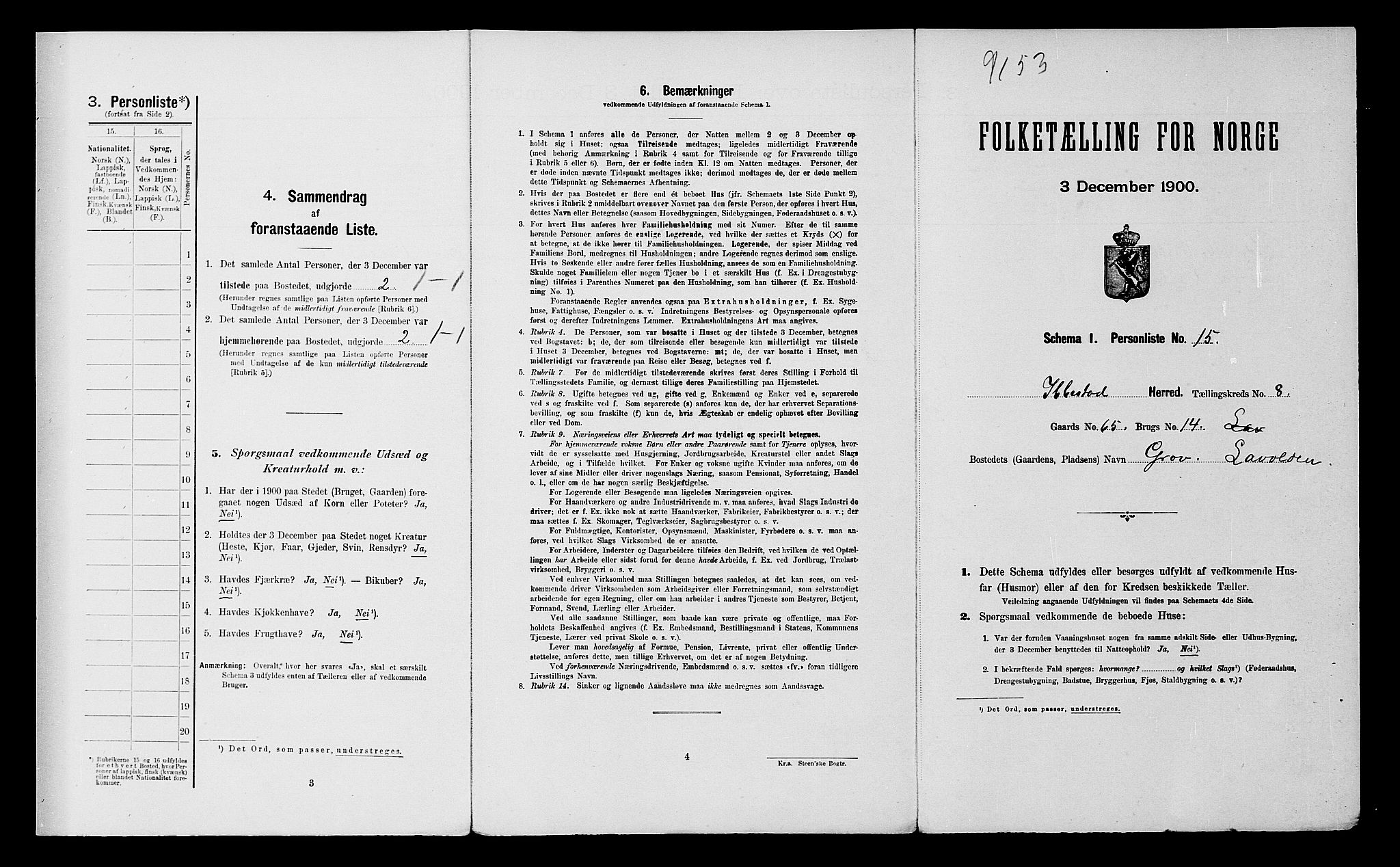 SATØ, Folketelling 1900 for 1917 Ibestad herred, 1900, s. 1096
