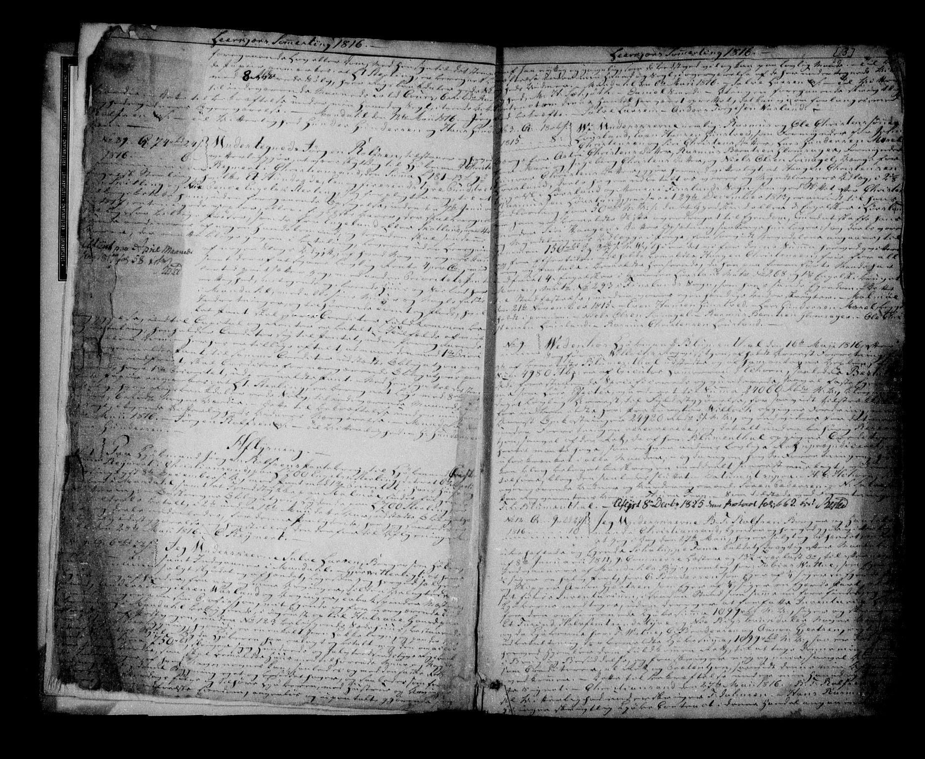 Mandal sorenskriveri, SAK/1221-0005/001/G/Gb/Gba/L0021: Pantebok nr. 9a, 1816-1821, s. 3