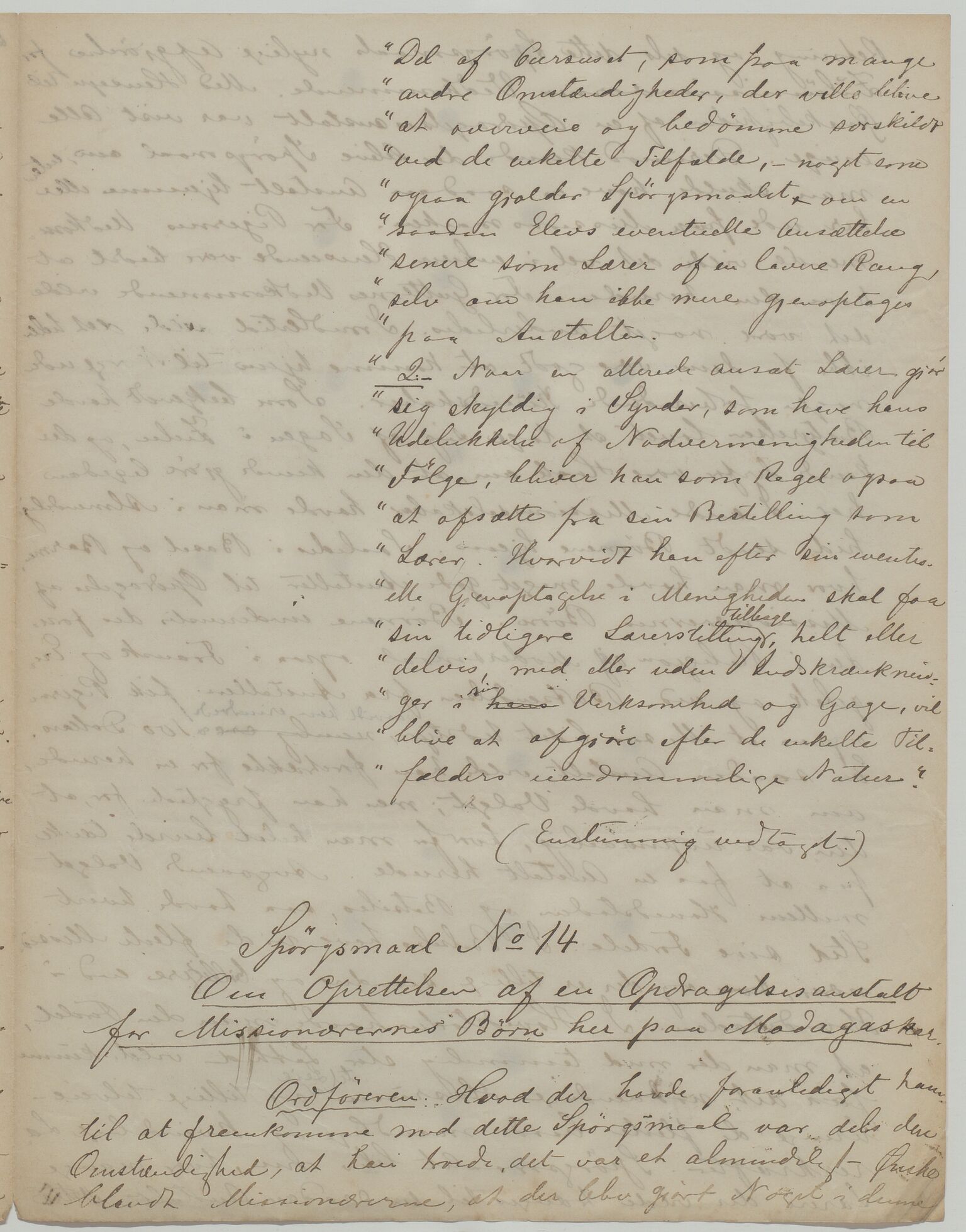 Det Norske Misjonsselskap - hovedadministrasjonen, VID/MA-A-1045/D/Da/Daa/L0035/0007: Konferansereferat og årsberetninger / Konferansereferat fra Madagaskar Innland., 1879