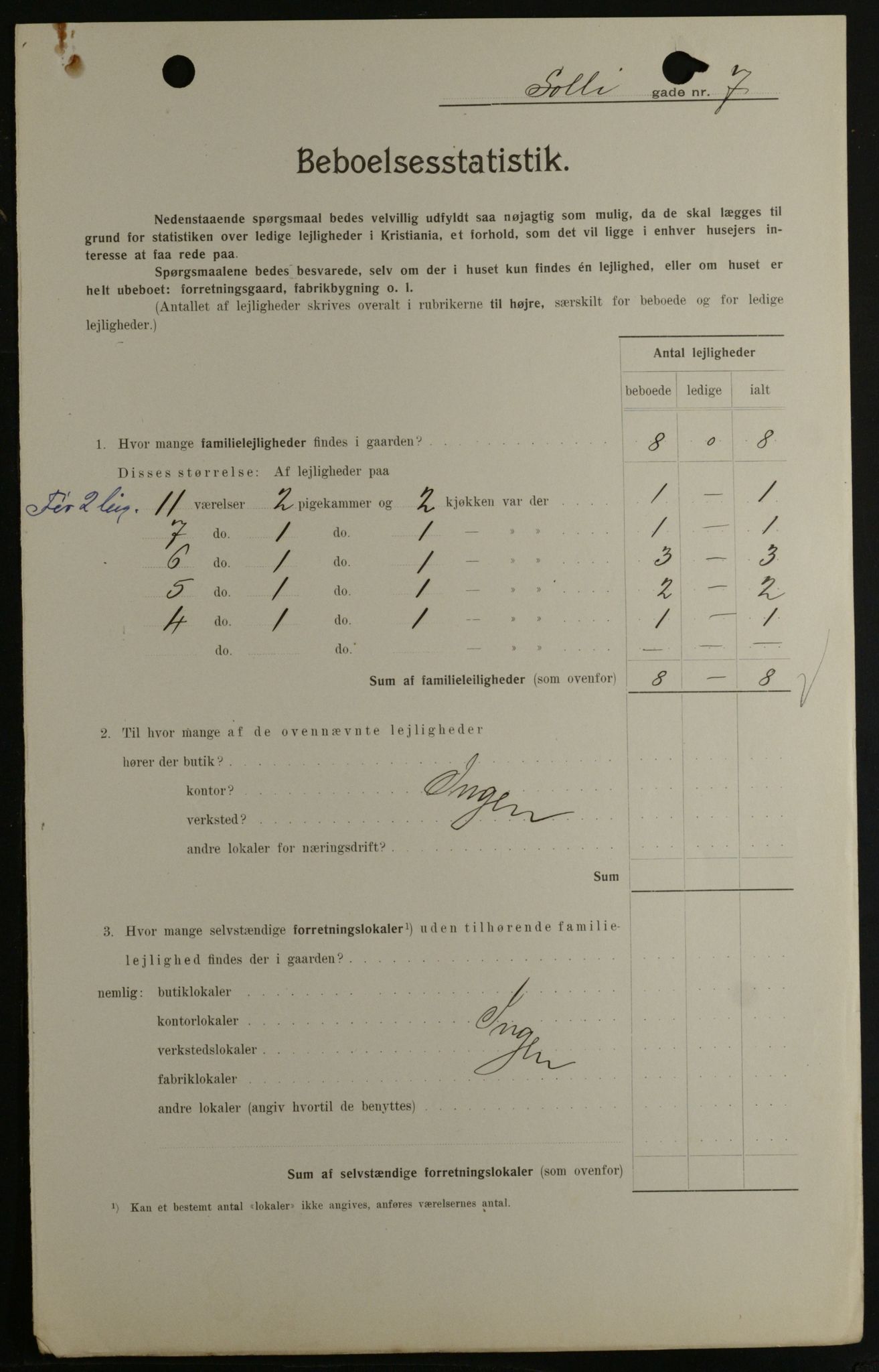 OBA, Kommunal folketelling 1.2.1908 for Kristiania kjøpstad, 1908, s. 89835