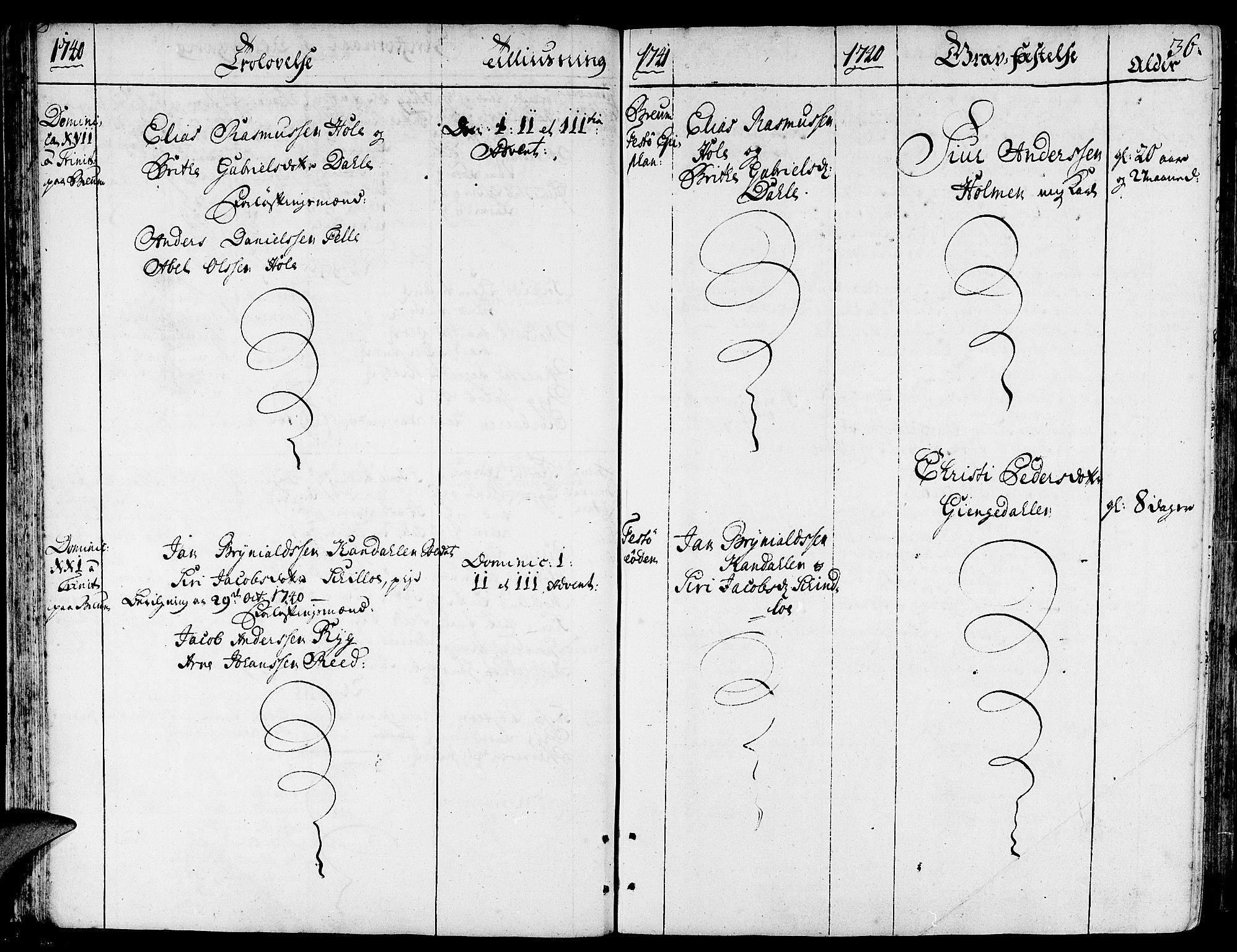 Gloppen sokneprestembete, AV/SAB-A-80101/H/Haa/Haaa/L0003: Ministerialbok nr. A 3, 1739-1757, s. 36