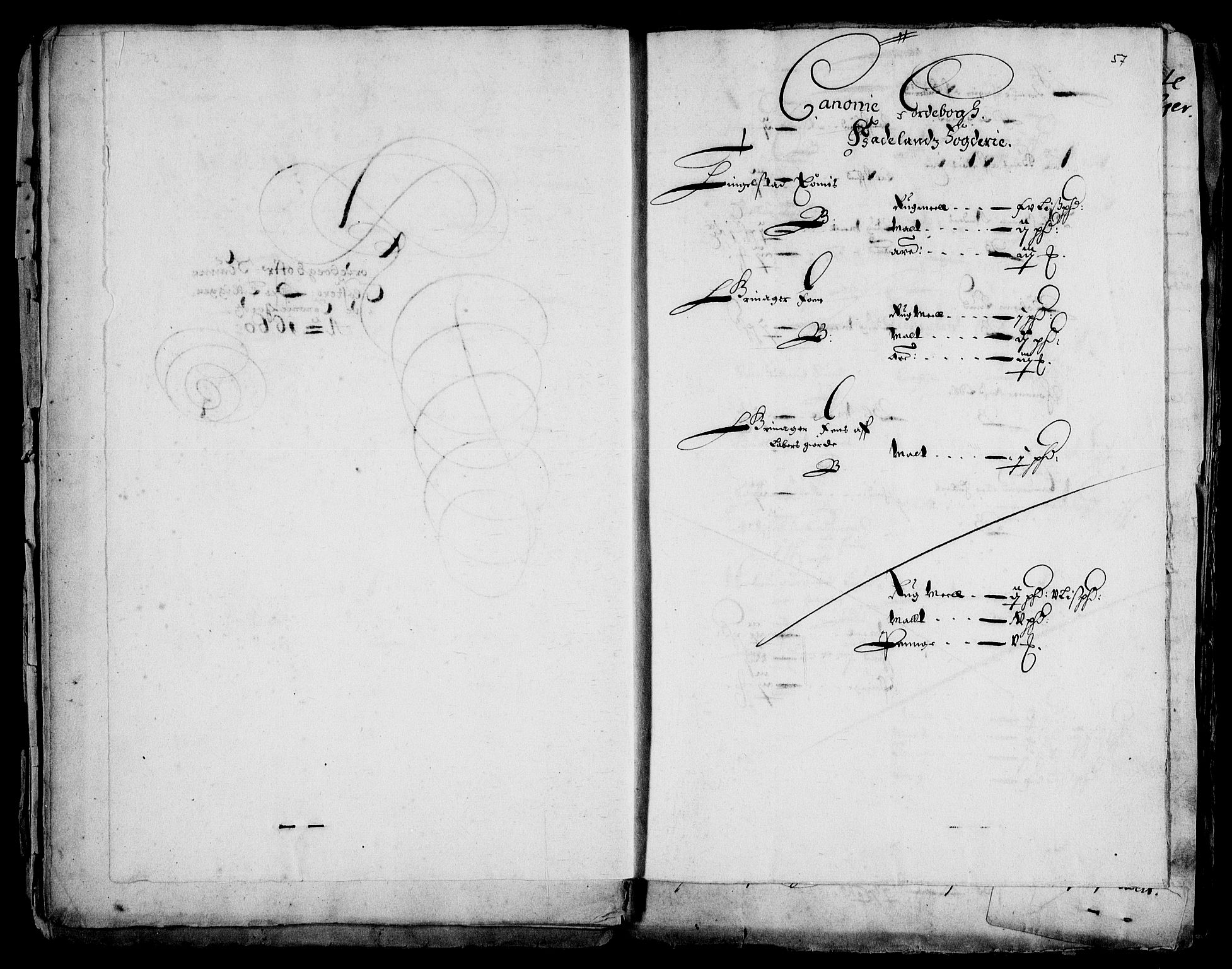 Rentekammeret inntil 1814, Realistisk ordnet avdeling, AV/RA-EA-4070/Fc/Fca/L0001/0003: [Ca I]  Akershus stift / Kristiania kapitels jordebok, 1662, s. 56-57