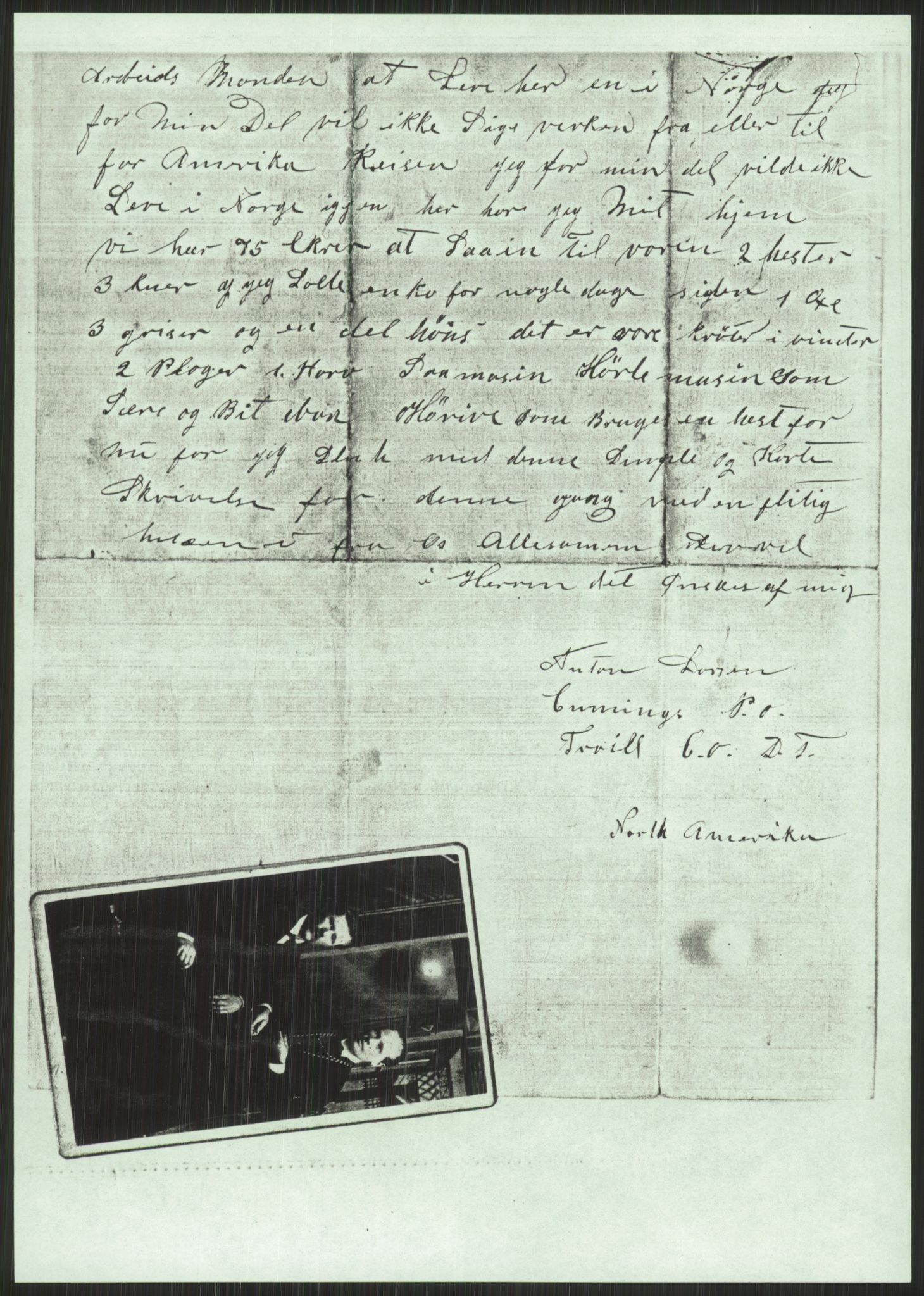 Samlinger til kildeutgivelse, Amerikabrevene, AV/RA-EA-4057/F/L0014: Innlån fra Oppland: Nyberg - Slettahaugen, 1838-1914, s. 61