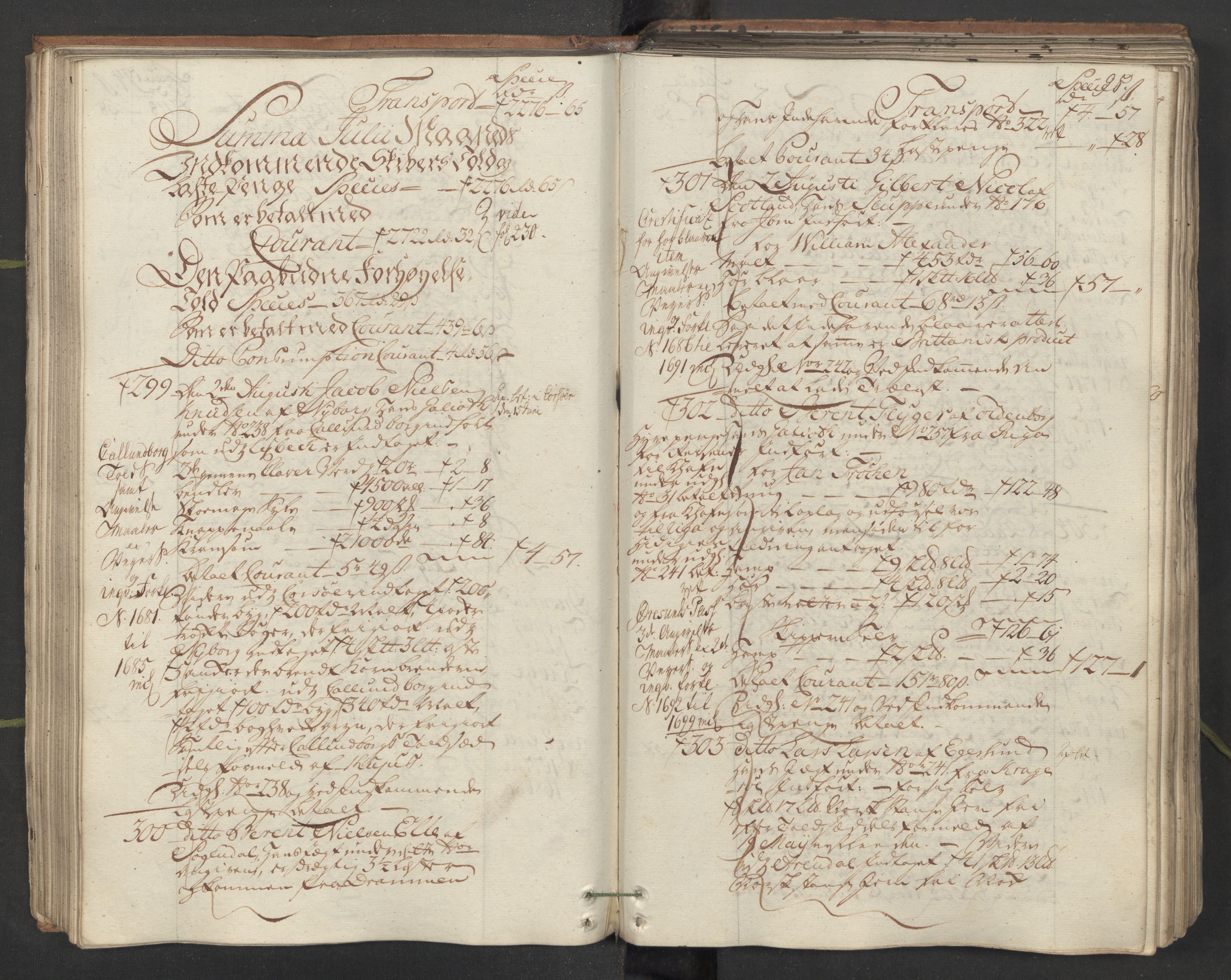Generaltollkammeret, tollregnskaper, AV/RA-EA-5490/R26/L0101/0001: Tollregnskaper Bergen A / Inngående hovedtollbok, 1762, s. 94b-95a