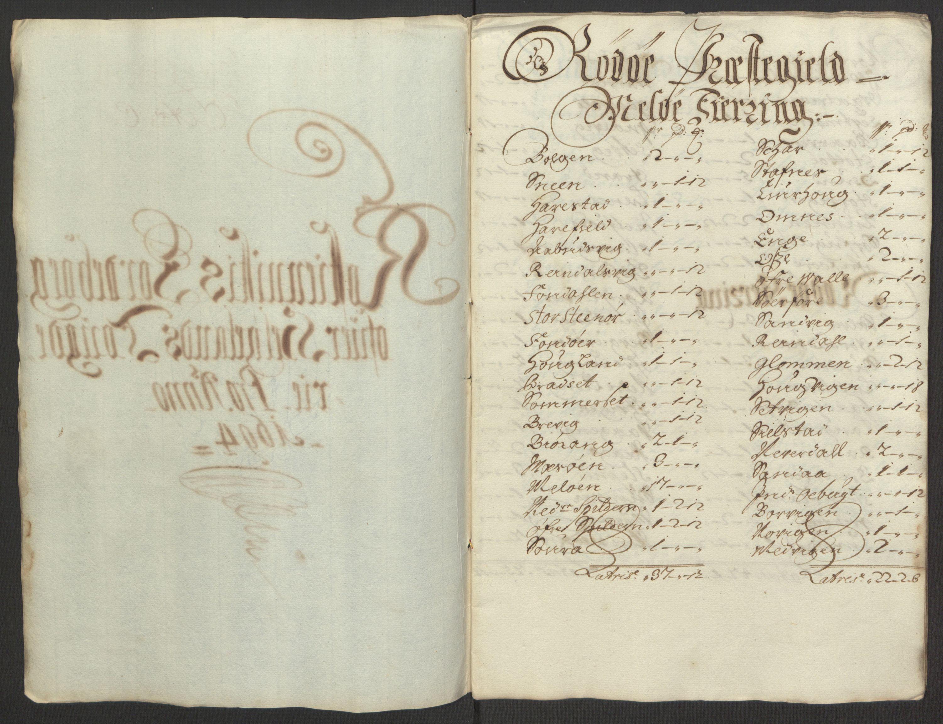 Rentekammeret inntil 1814, Reviderte regnskaper, Fogderegnskap, RA/EA-4092/R65/L4505: Fogderegnskap Helgeland, 1693-1696, s. 230