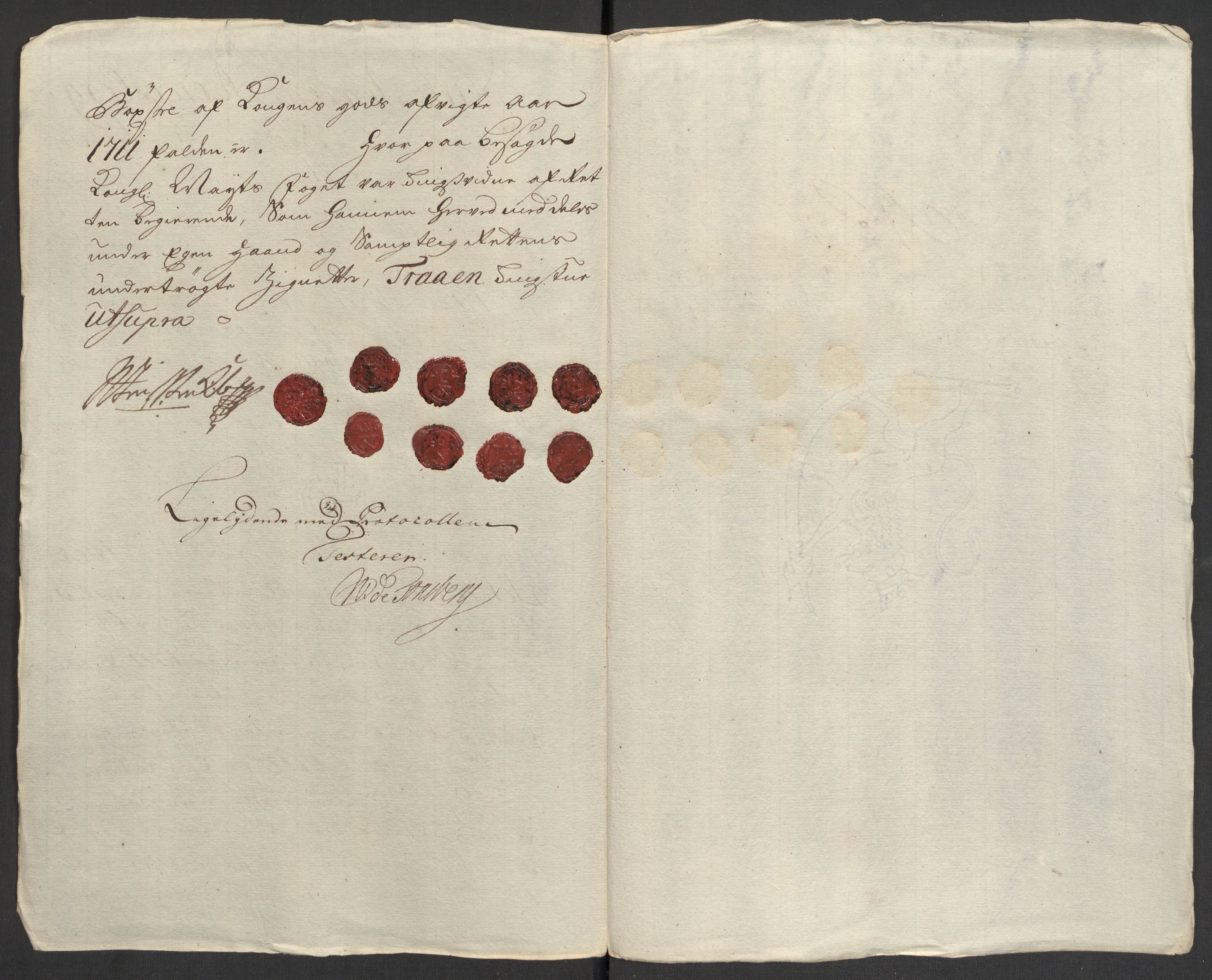 Rentekammeret inntil 1814, Reviderte regnskaper, Fogderegnskap, AV/RA-EA-4092/R24/L1586: Fogderegnskap Numedal og Sandsvær, 1711, s. 45