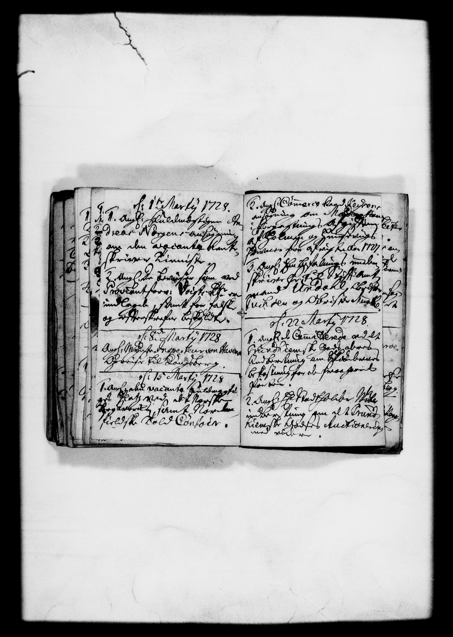 Rentekammeret, Kammerkanselliet, RA/EA-3111/G/Gf/Gfb/L0001: Register til norske relasjons- og resolusjonsprotokoller (merket RK 52.96), 1720-1749, s. 96