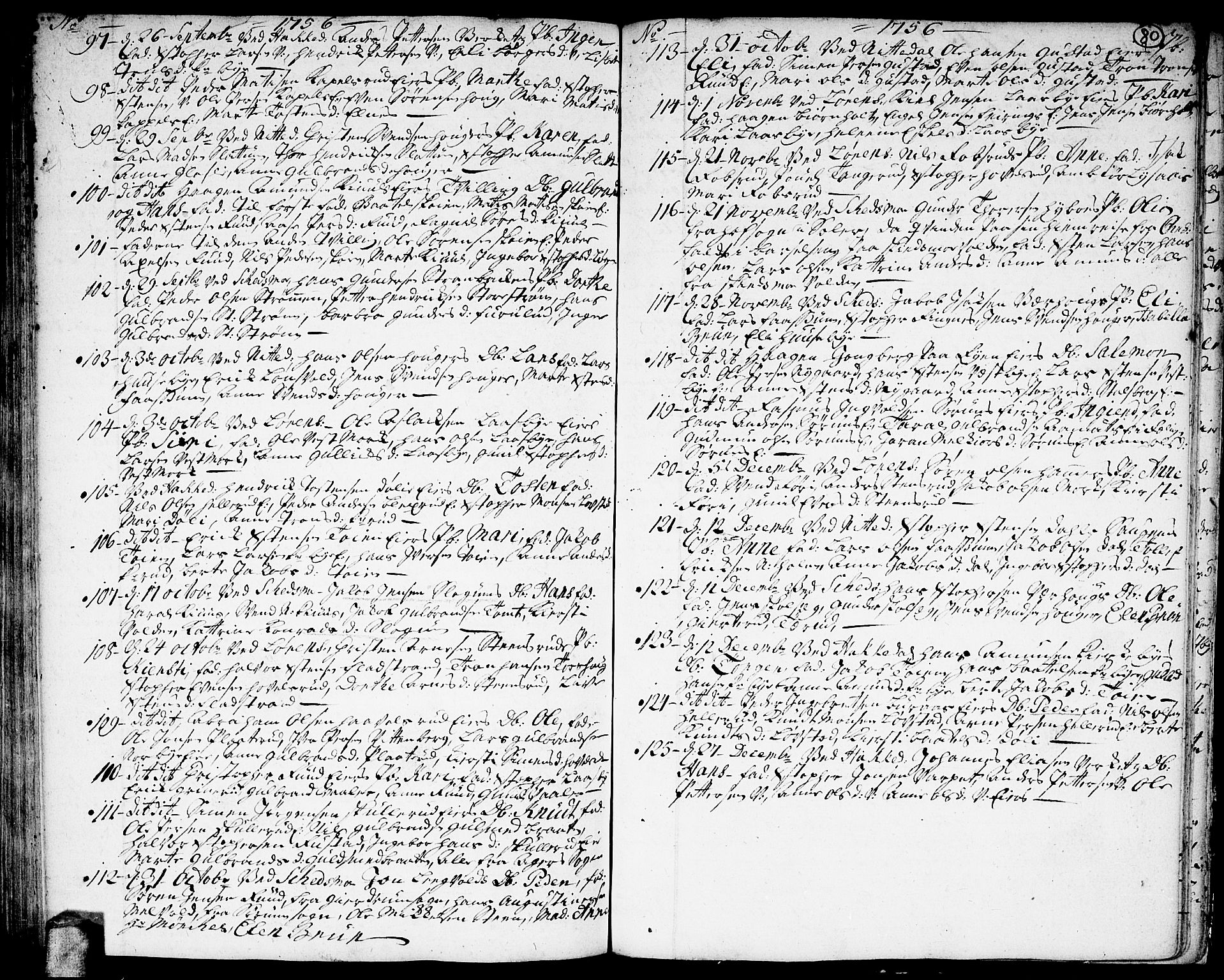 Skedsmo prestekontor Kirkebøker, AV/SAO-A-10033a/F/Fa/L0003: Ministerialbok nr. I 3, 1737-1759, s. 80