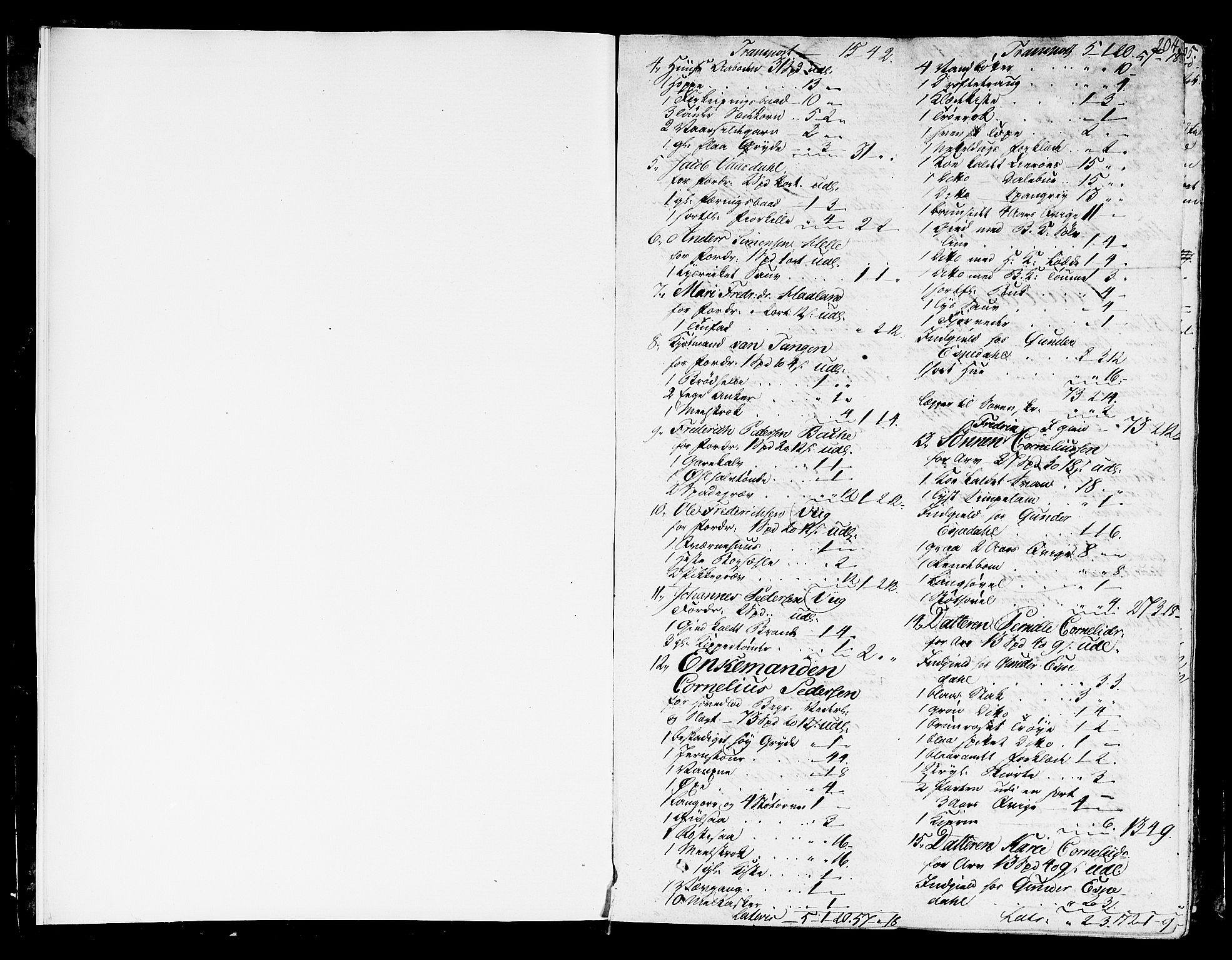 Sunnfjord tingrett, SAB/A-3201/1/H/Ha/Hab/L0012b: Skifteprotokoll, folio 204-472, 1817-1821, s. 203b-204a