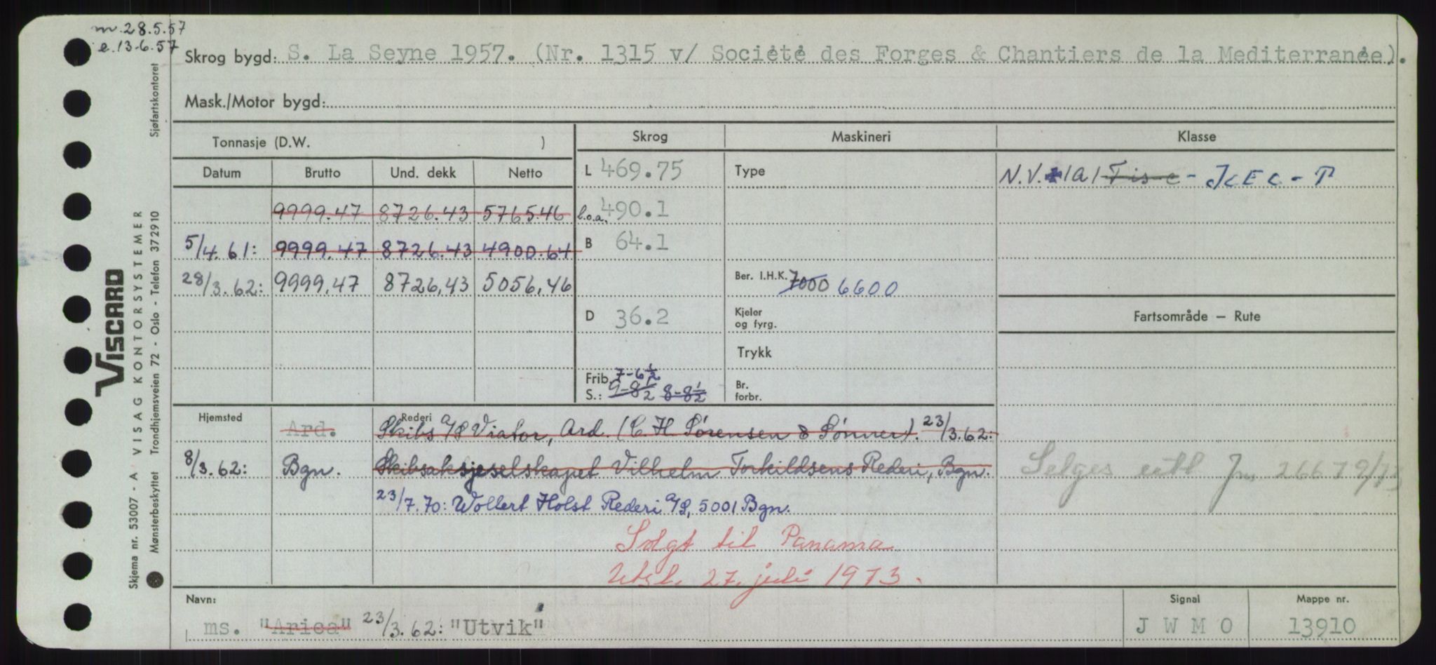 Sjøfartsdirektoratet med forløpere, Skipsmålingen, AV/RA-S-1627/H/Hd/L0040: Fartøy, U-Ve, s. 179