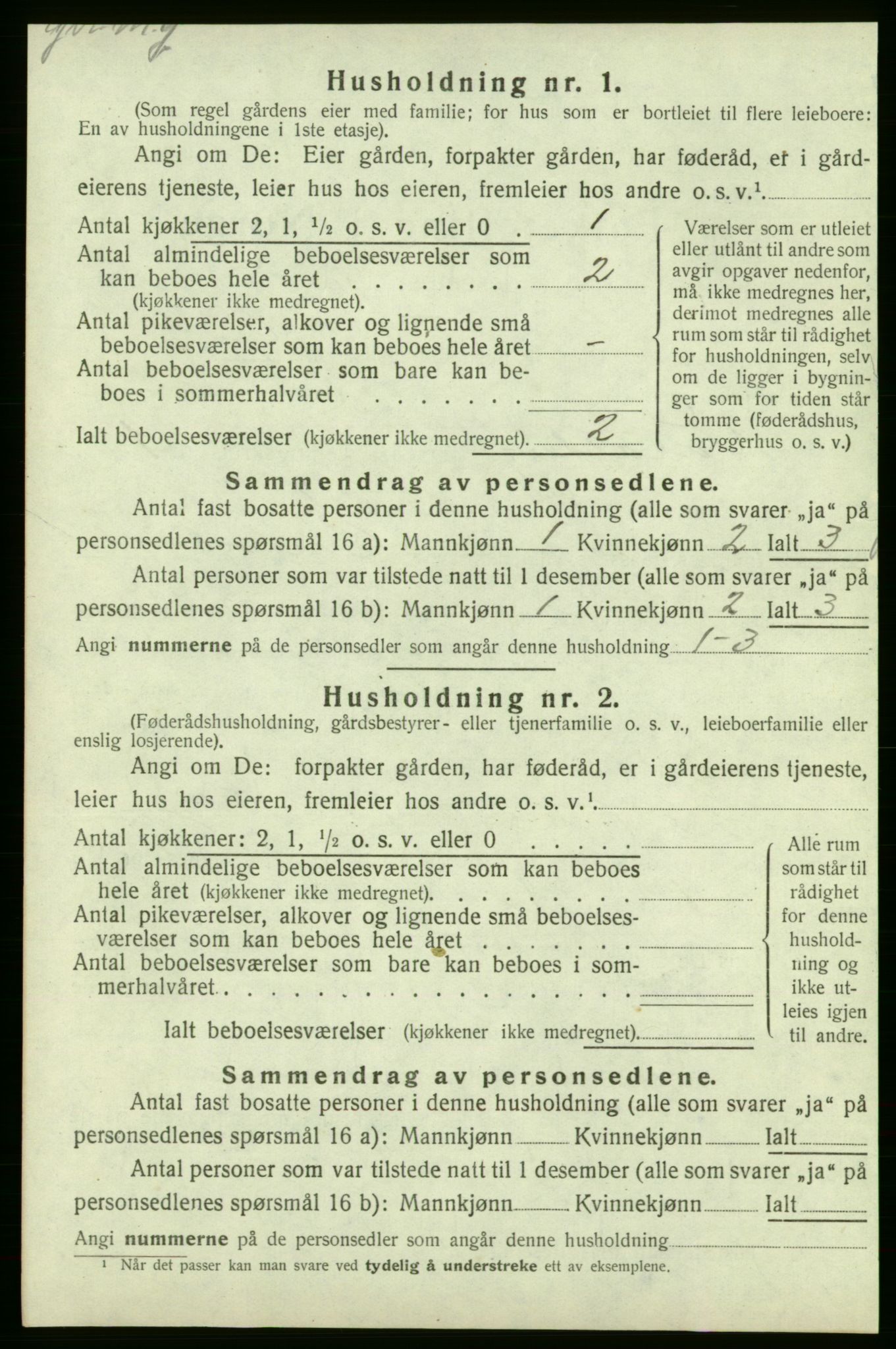 SAB, Folketelling 1920 for 1225 Varaldsøy herred, 1920, s. 49