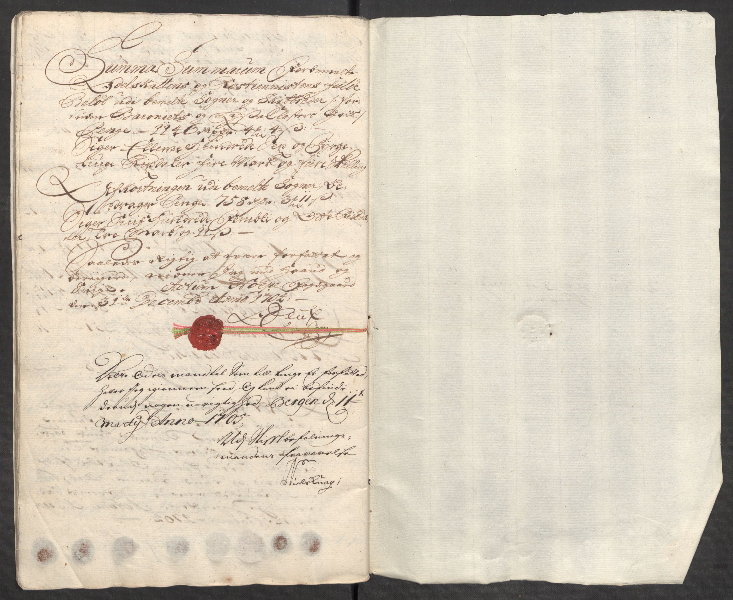 Rentekammeret inntil 1814, Reviderte regnskaper, Fogderegnskap, AV/RA-EA-4092/R48/L2982: Fogderegnskap Sunnhordland og Hardanger, 1704, s. 184