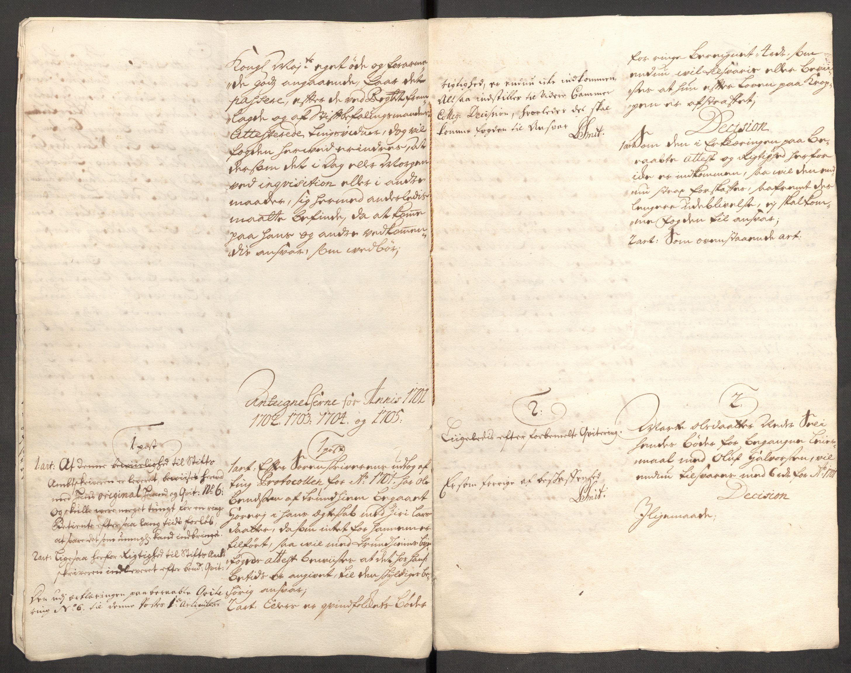 Rentekammeret inntil 1814, Reviderte regnskaper, Fogderegnskap, AV/RA-EA-4092/R63/L4314: Fogderegnskap Inderøy, 1705, s. 320