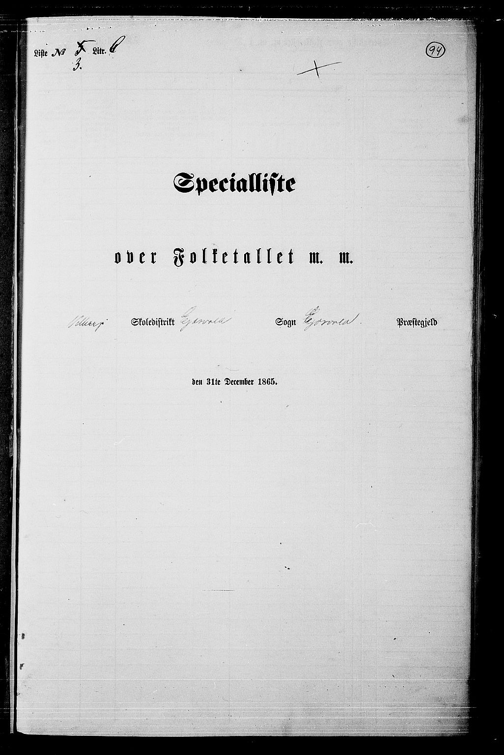 RA, Folketelling 1865 for 0237P Eidsvoll prestegjeld, 1865, s. 82