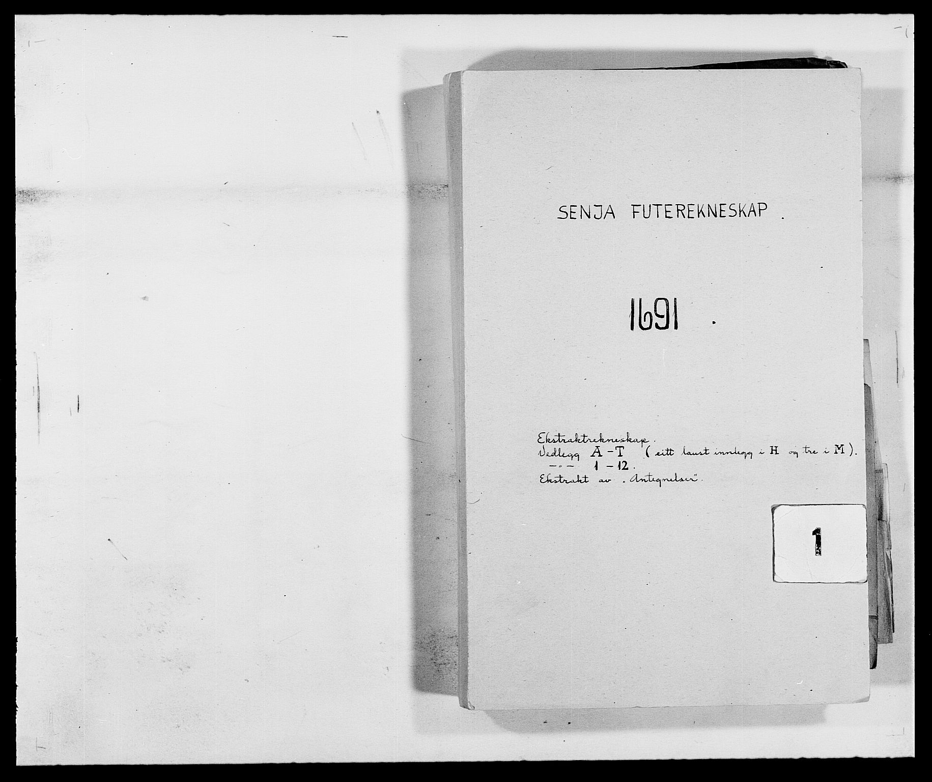Rentekammeret inntil 1814, Reviderte regnskaper, Fogderegnskap, AV/RA-EA-4092/R68/L4752: Fogderegnskap Senja og Troms, 1691-1693, s. 1