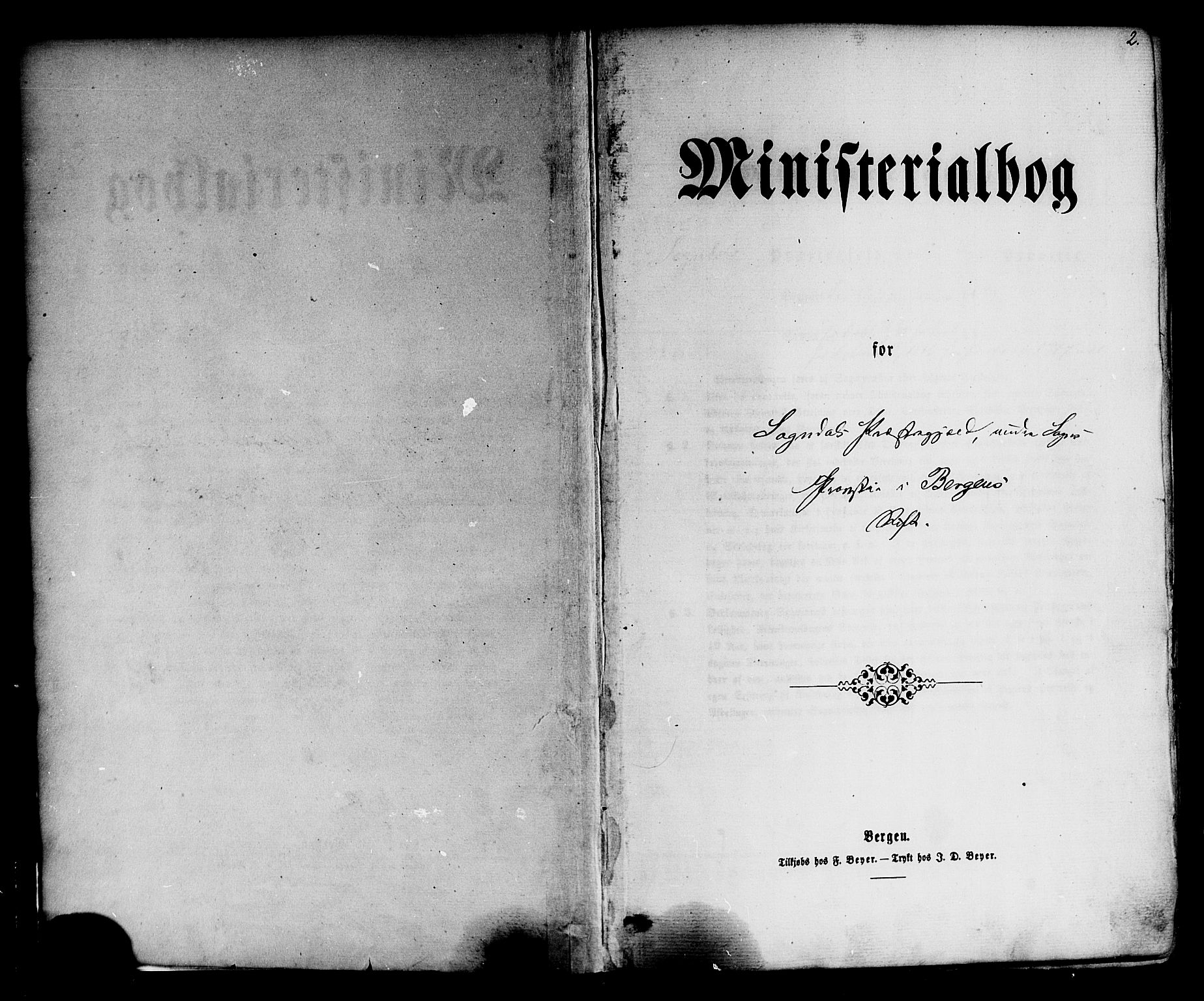 Sogndal sokneprestembete, SAB/A-81301/H/Haa/Haaa/L0013: Ministerialbok nr. A 13, 1859-1877, s. 2