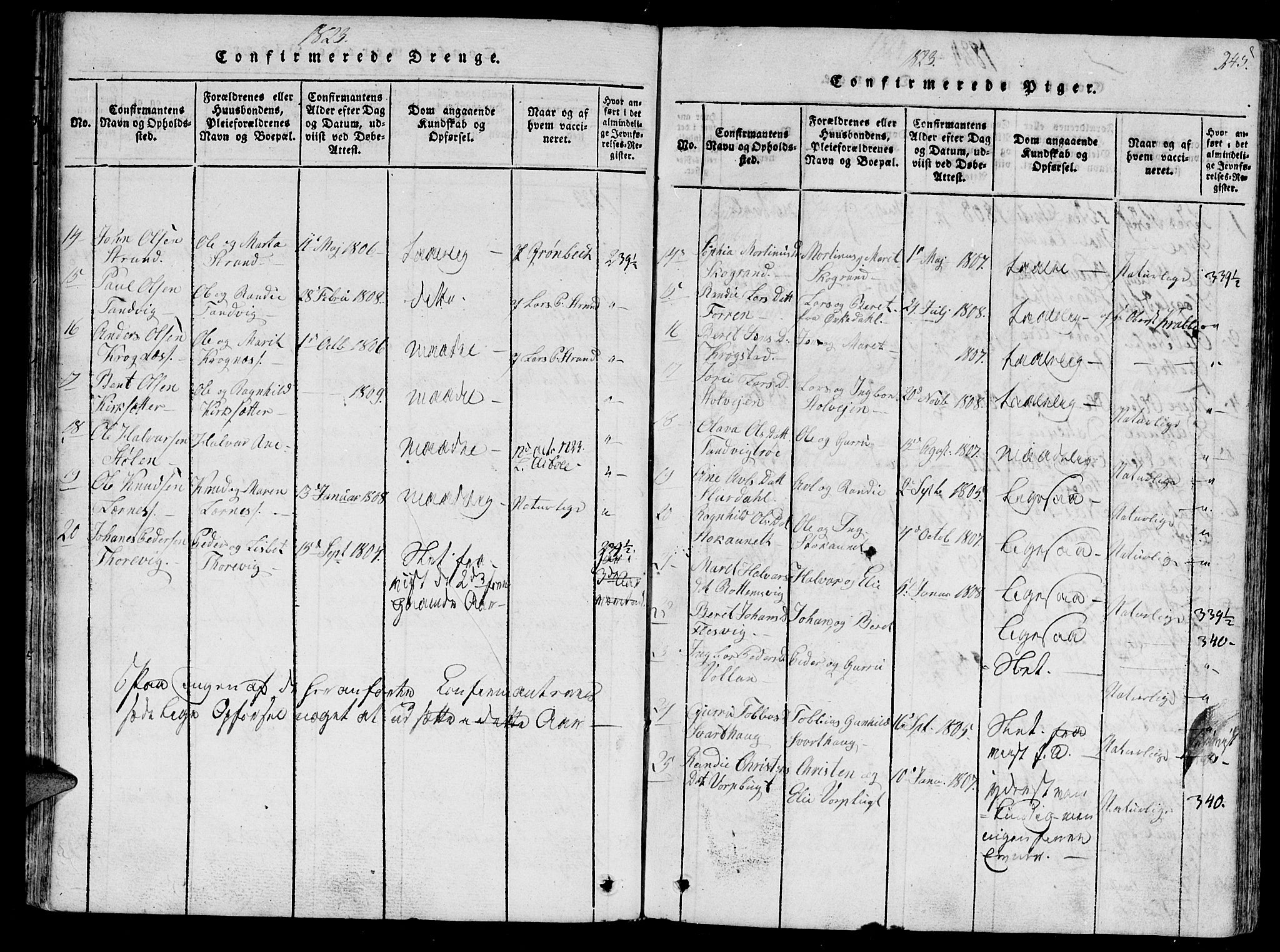 Ministerialprotokoller, klokkerbøker og fødselsregistre - Sør-Trøndelag, AV/SAT-A-1456/630/L0491: Ministerialbok nr. 630A04, 1818-1830, s. 245