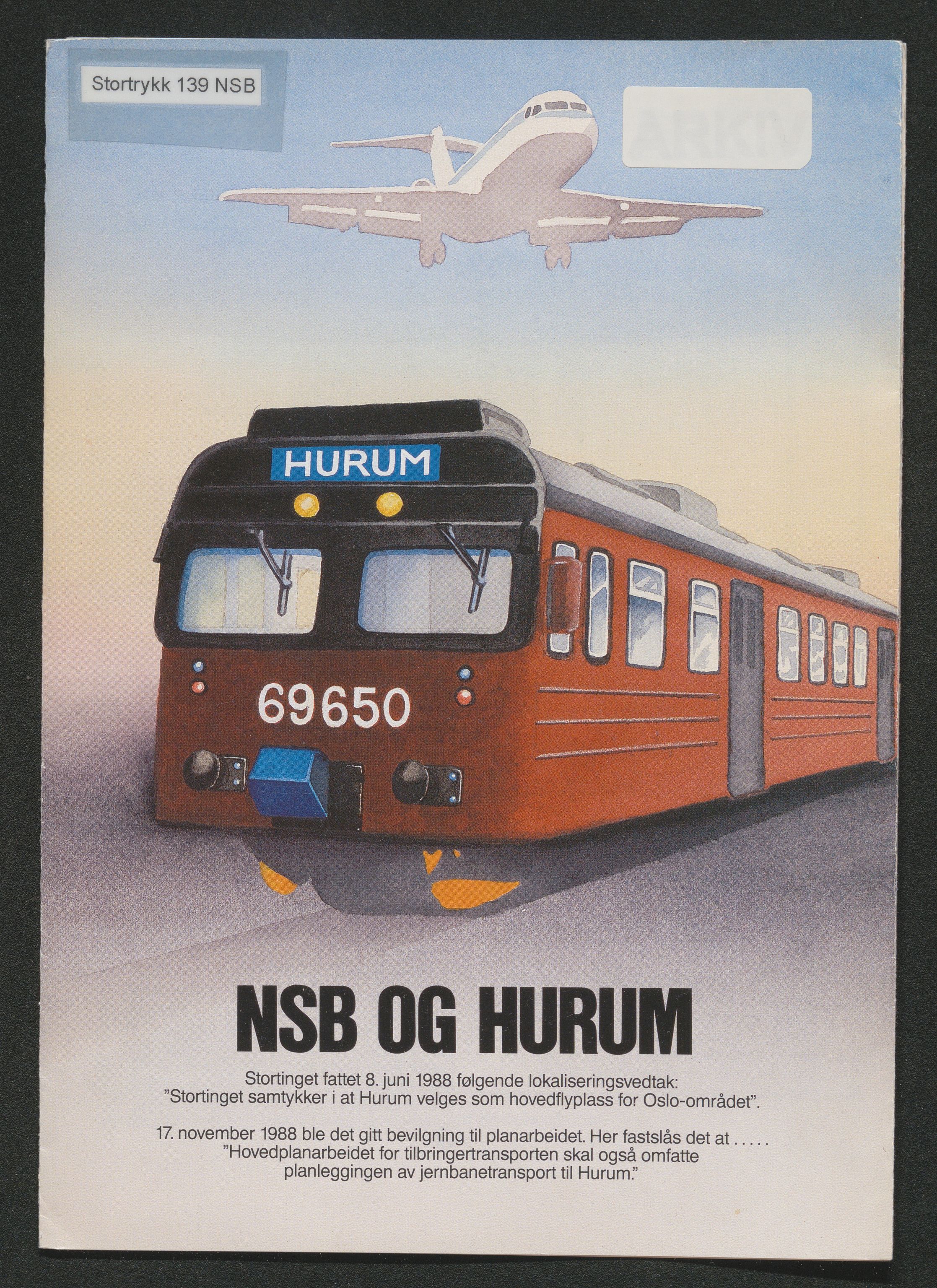 Norges Statsbaner Bibliotek (NSB), AV/SAKO-A-355/F/Fb/L0002: Stortrykk 76 - 139, 1952-2002