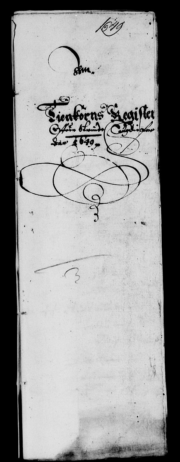 Rentekammeret inntil 1814, Reviderte regnskaper, Lensregnskaper, AV/RA-EA-5023/R/Rb/Rbw/L0095: Trondheim len, 1649-1650