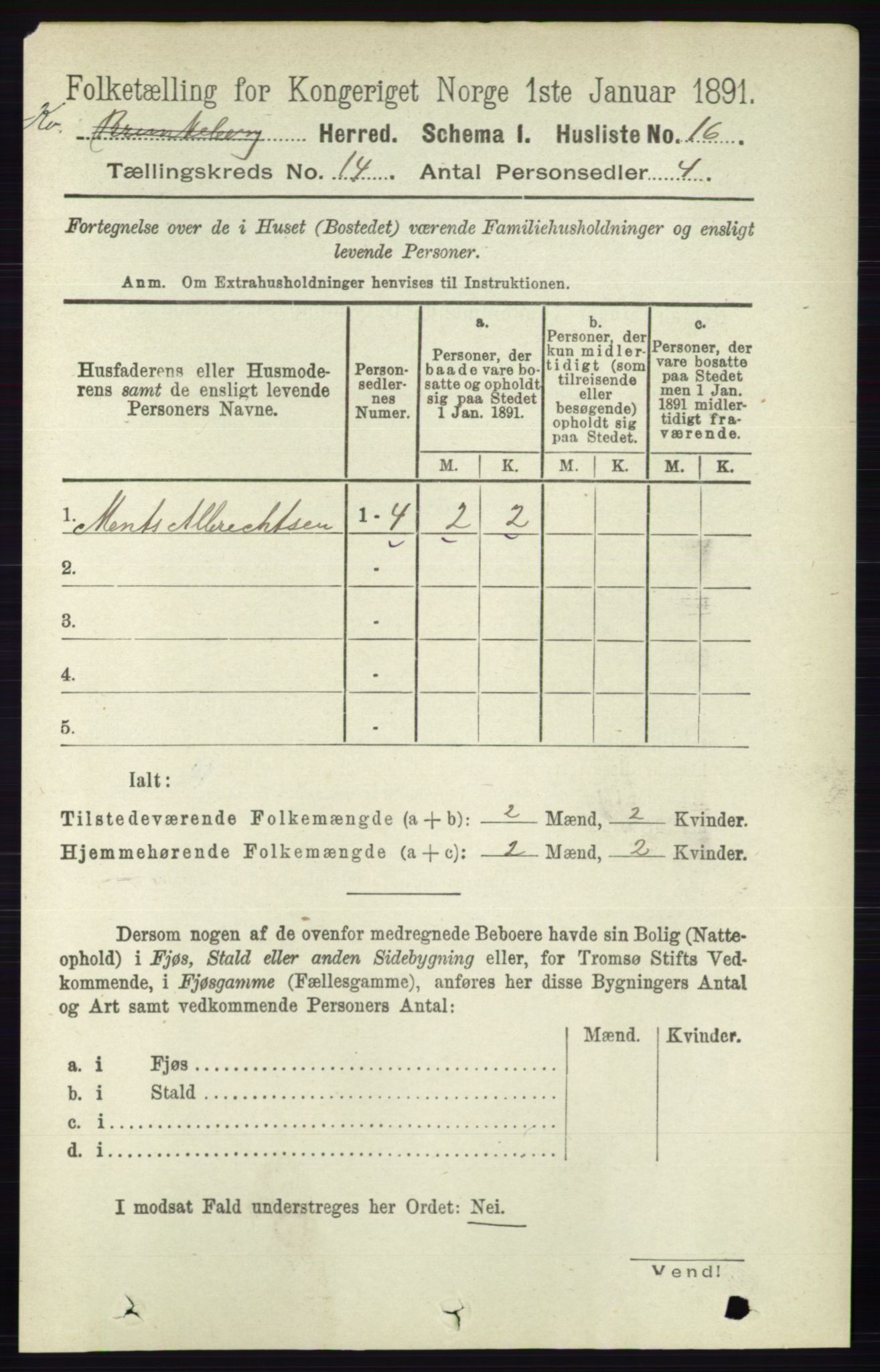 RA, Folketelling 1891 for 0829 Kviteseid herred, 1891, s. 3331