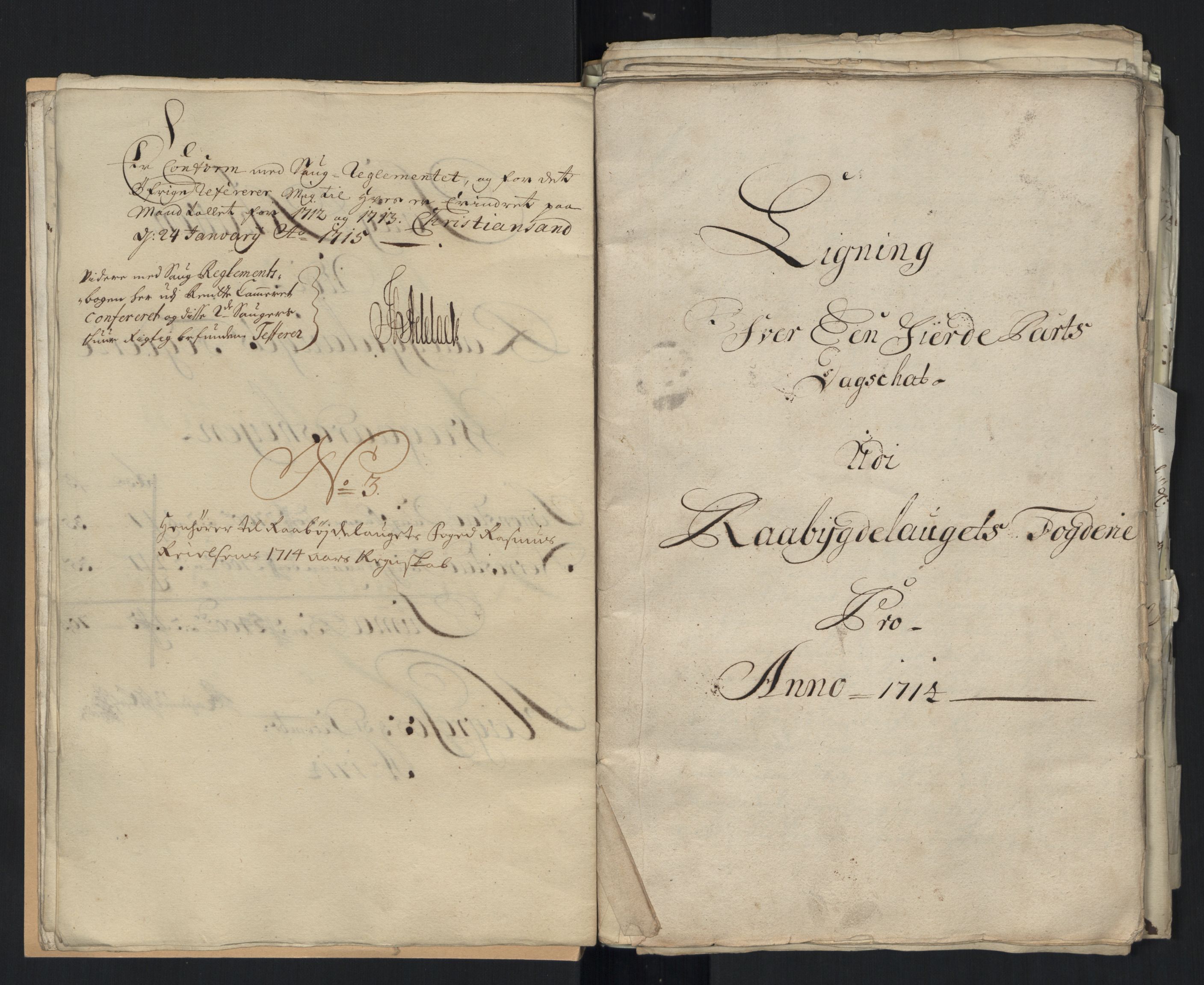 Rentekammeret inntil 1814, Reviderte regnskaper, Fogderegnskap, RA/EA-4092/R40/L2451: Fogderegnskap Råbyggelag, 1714-1715, s. 19