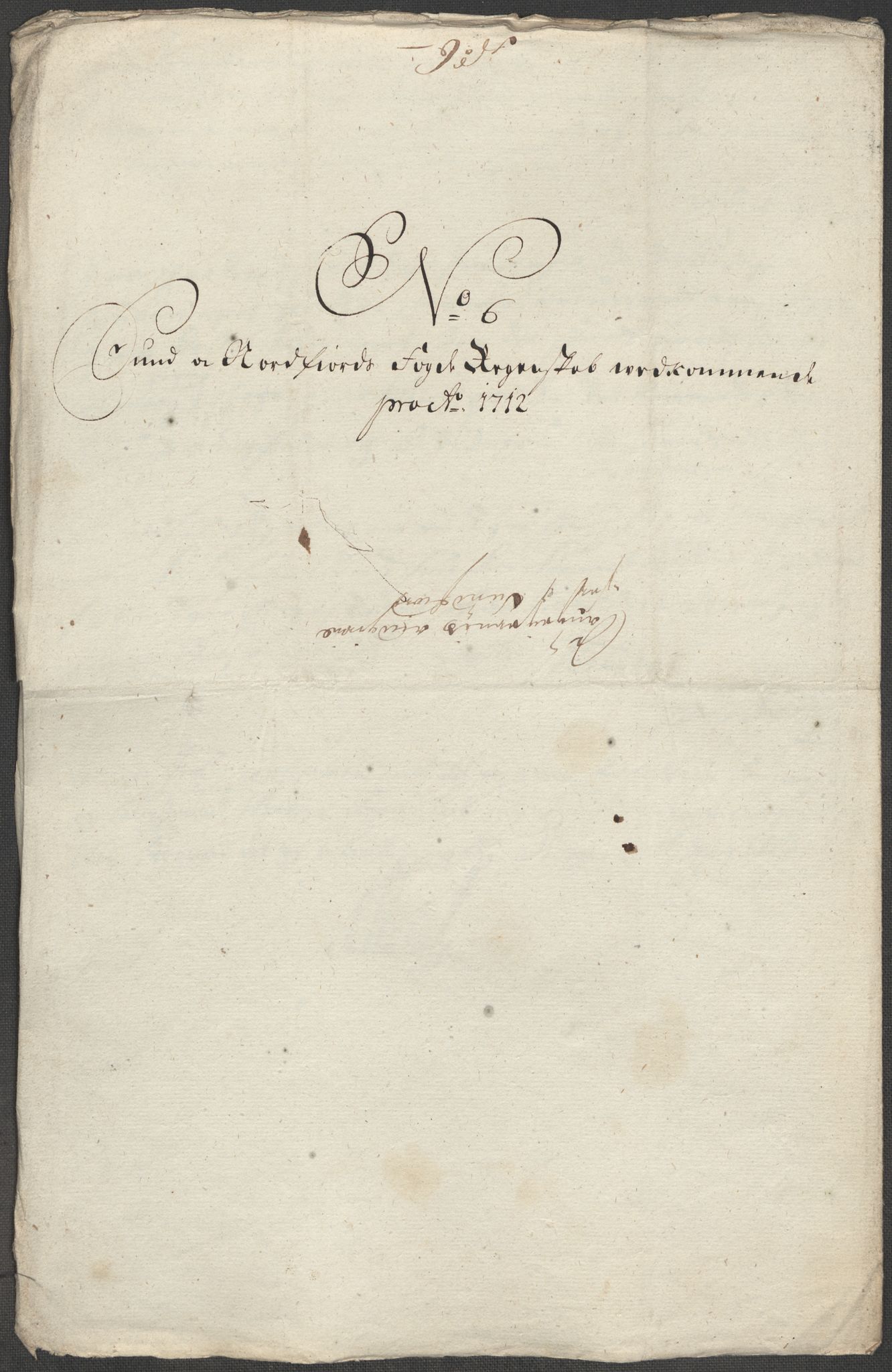 Rentekammeret inntil 1814, Reviderte regnskaper, Fogderegnskap, RA/EA-4092/R53/L3435: Fogderegnskap Sunn- og Nordfjord, 1712, s. 171