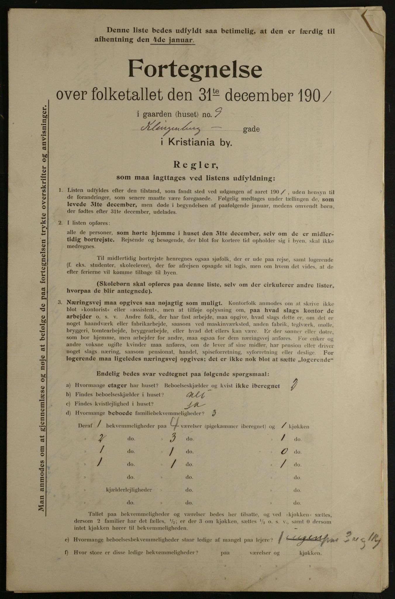 OBA, Kommunal folketelling 31.12.1901 for Kristiania kjøpstad, 1901, s. 8064