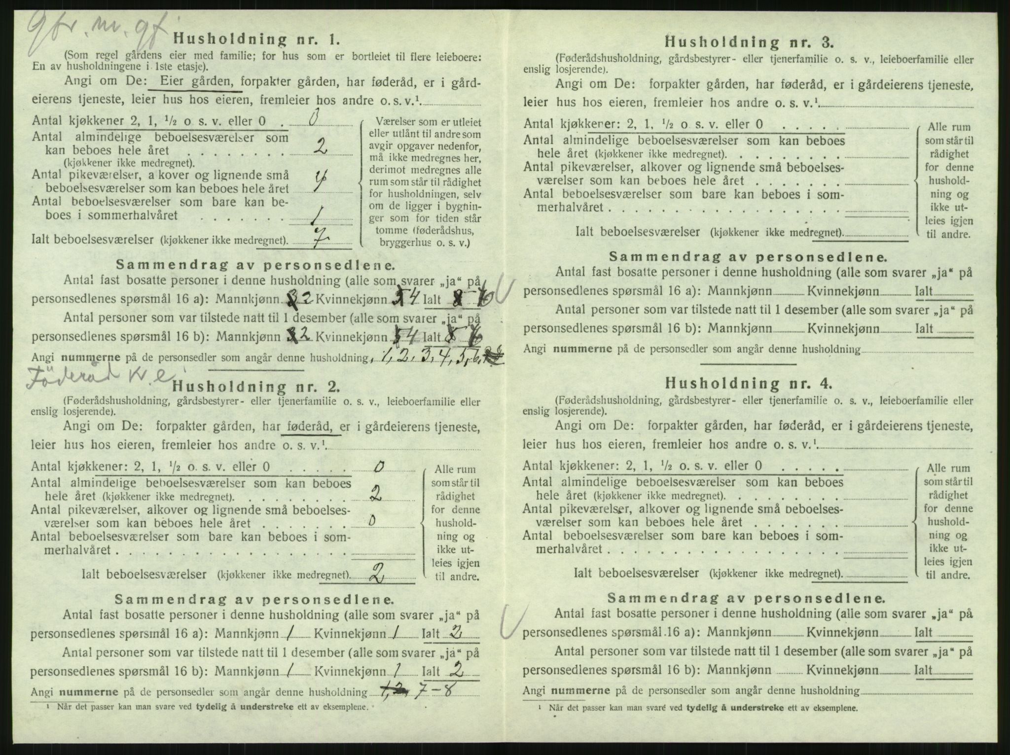 SAT, Folketelling 1920 for 1826 Hattfjelldal herred, 1920, s. 345