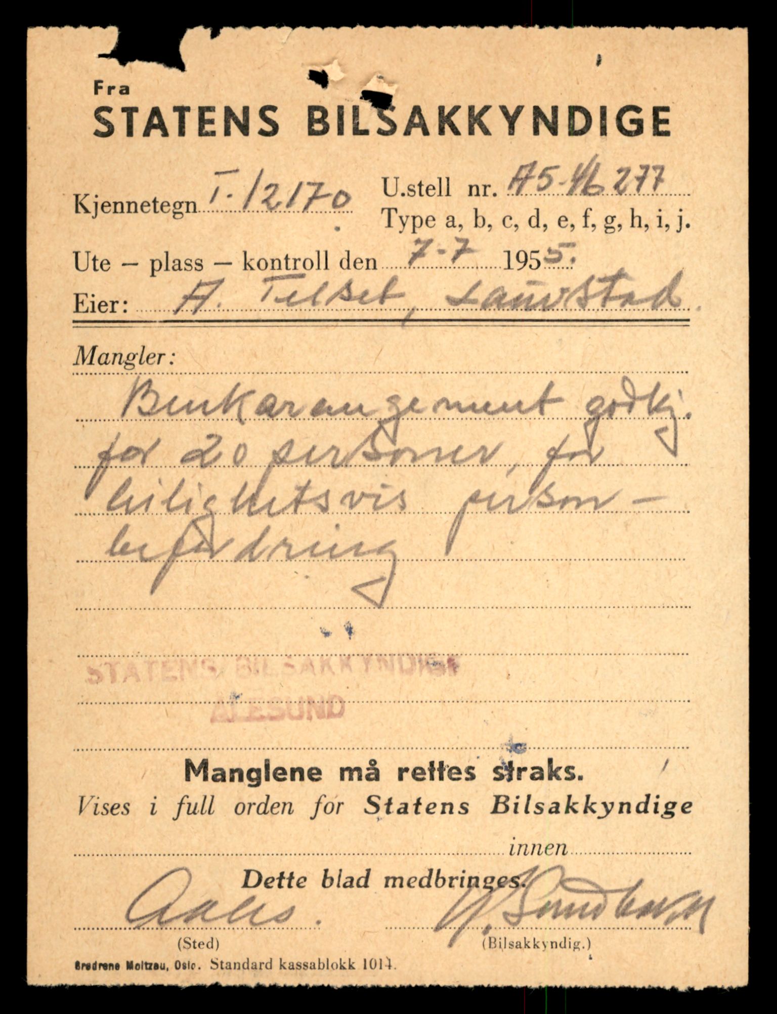 Møre og Romsdal vegkontor - Ålesund trafikkstasjon, AV/SAT-A-4099/F/Fe/L0032: Registreringskort for kjøretøy T 11997 - T 12149, 1927-1998, s. 304