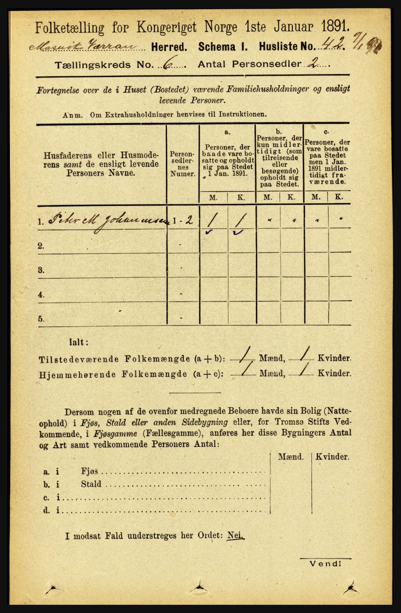 RA, Folketelling 1891 for 1723 Mosvik og Verran herred, 1891, s. 2429