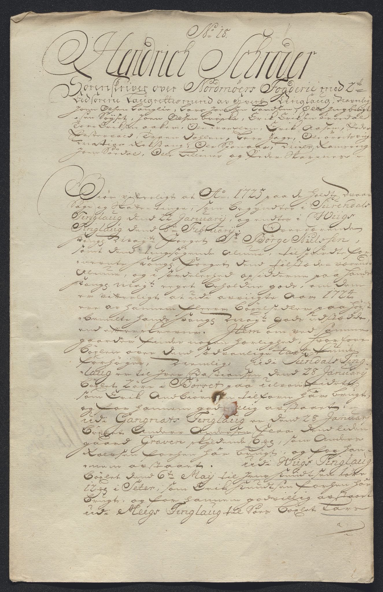 Rentekammeret inntil 1814, Reviderte regnskaper, Fogderegnskap, RA/EA-4092/R56/L3757: Fogderegnskap Nordmøre, 1724, s. 160
