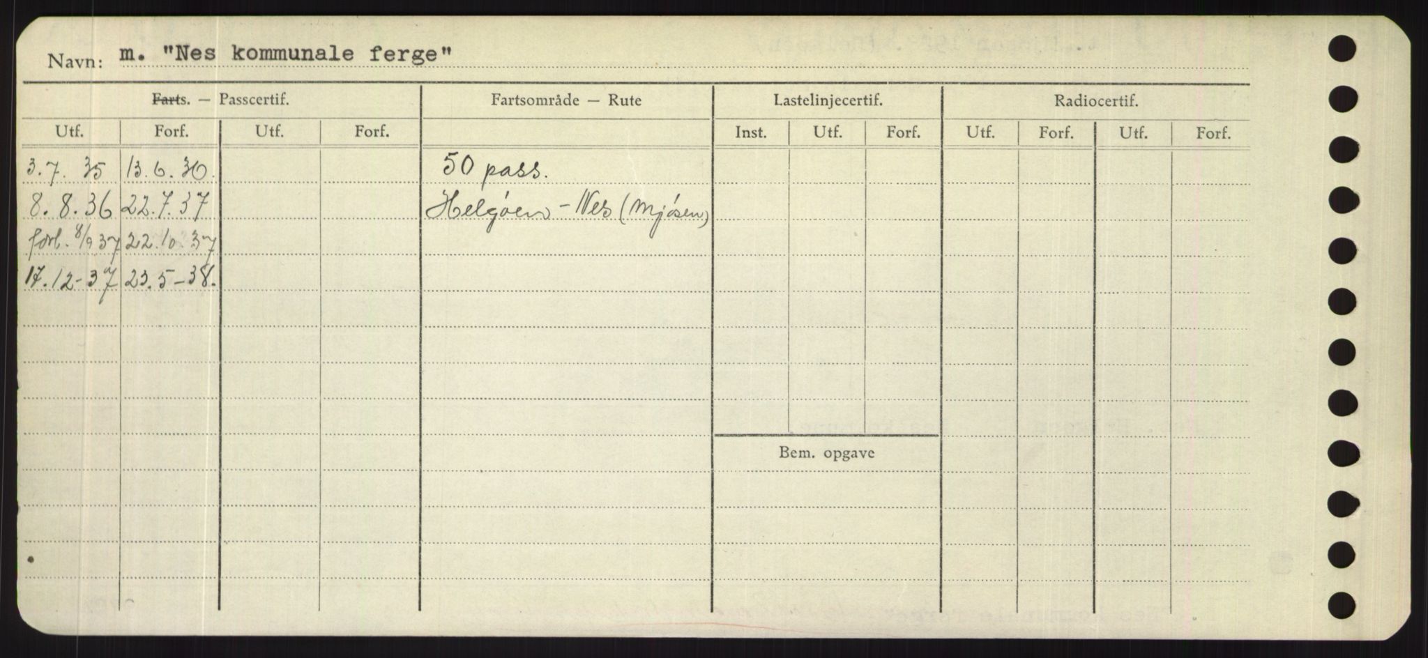 Sjøfartsdirektoratet med forløpere, Skipsmålingen, RA/S-1627/H/Hd/L0026: Fartøy, N-Norhol, s. 142